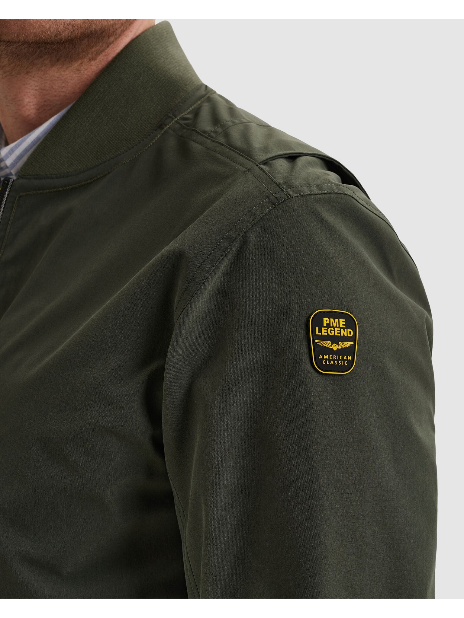 PME LEGEND Outdoorjacke »Flight jacket YETTAIL - Spunner« mit Rippbündchen