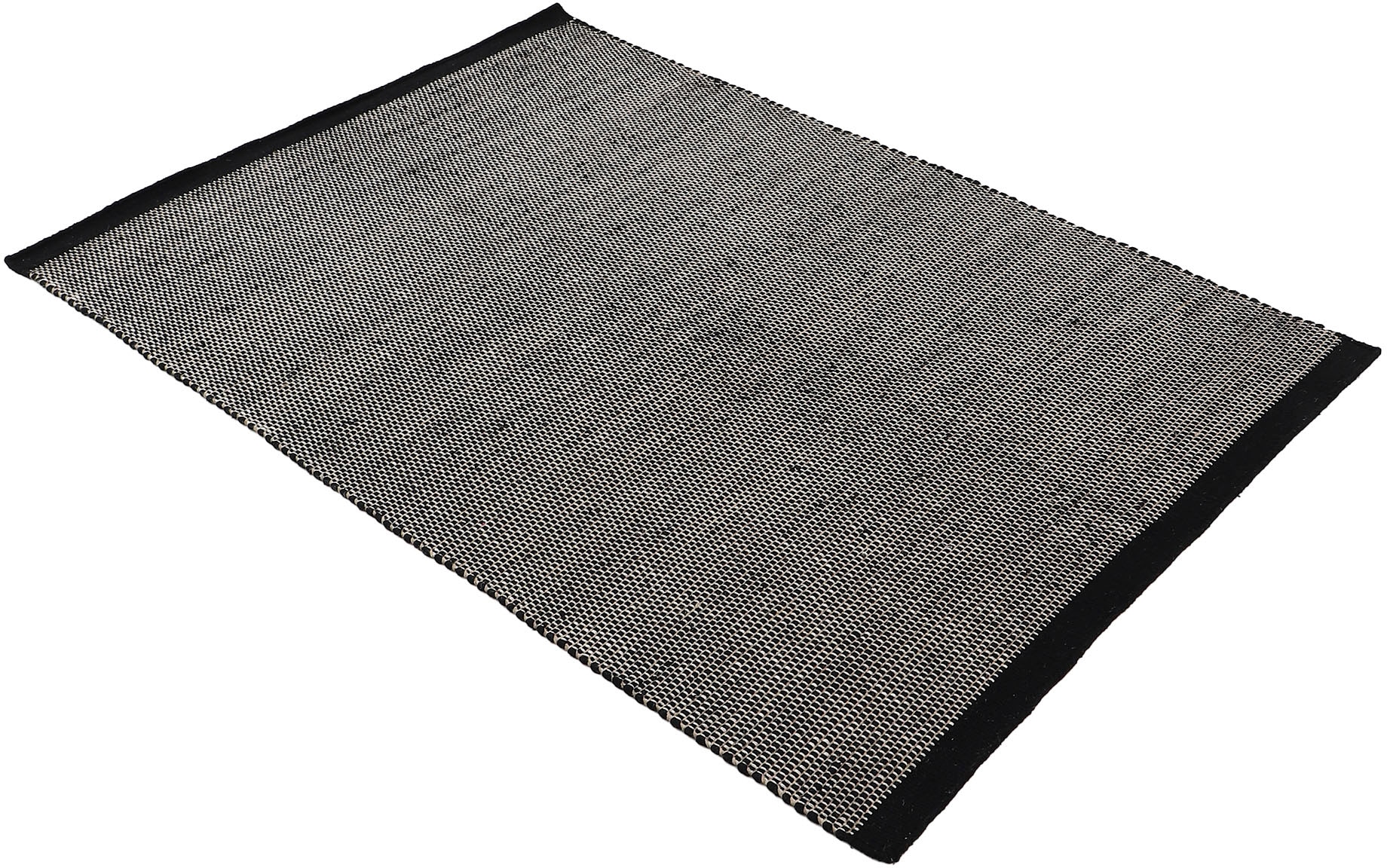 carpetfine Wollteppich »Mona«, rechteckig, 5 mm Höhe, Wolle, Wendeteppich aus Wolle/Baumwolle, Wohnzimmer
