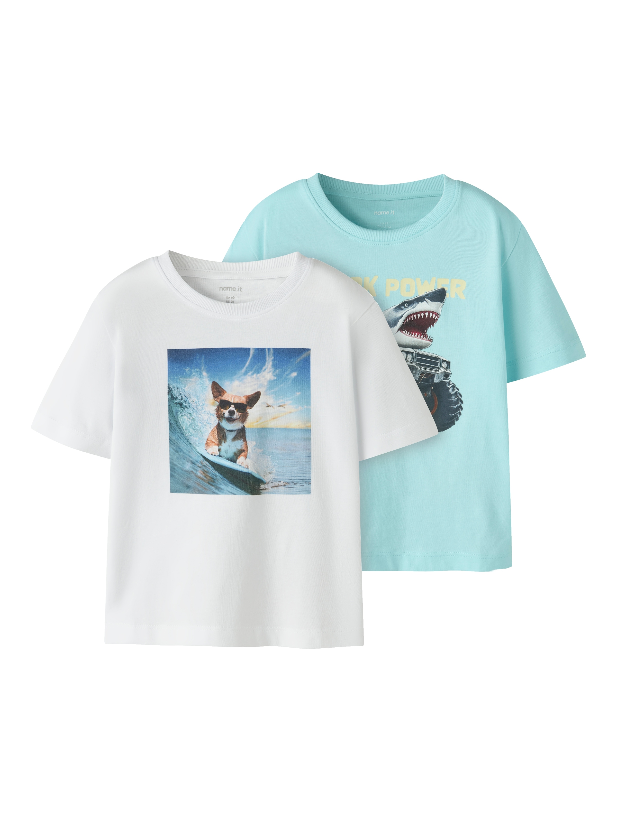 Name It T-Shirt »NMMVOTO 2P SS NREG TOP« Packung, 2 Baumwolle, regular fit