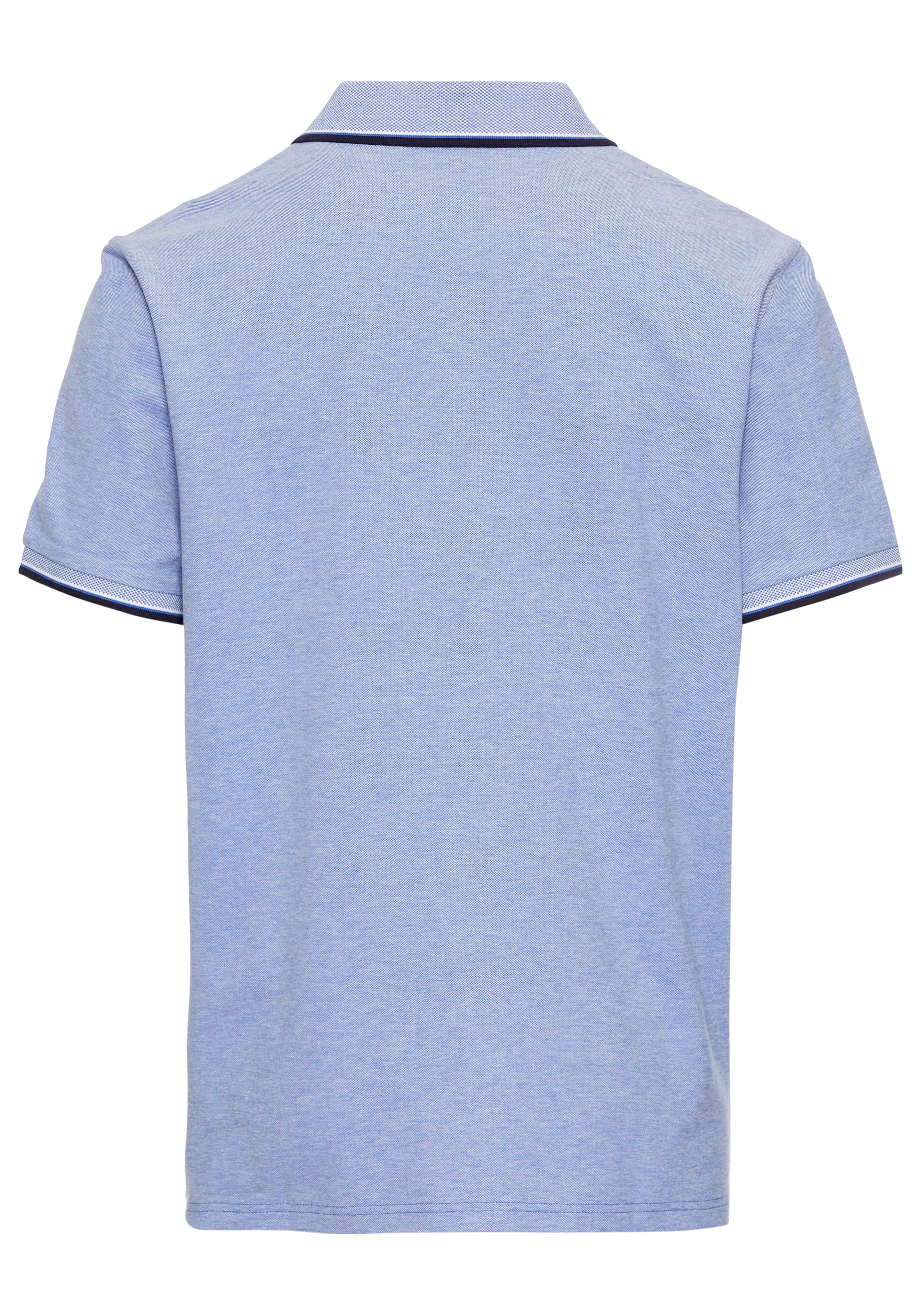 H.I.S Poloshirt, mit sportlichen Kontraststreifen & Logo-Stickerei