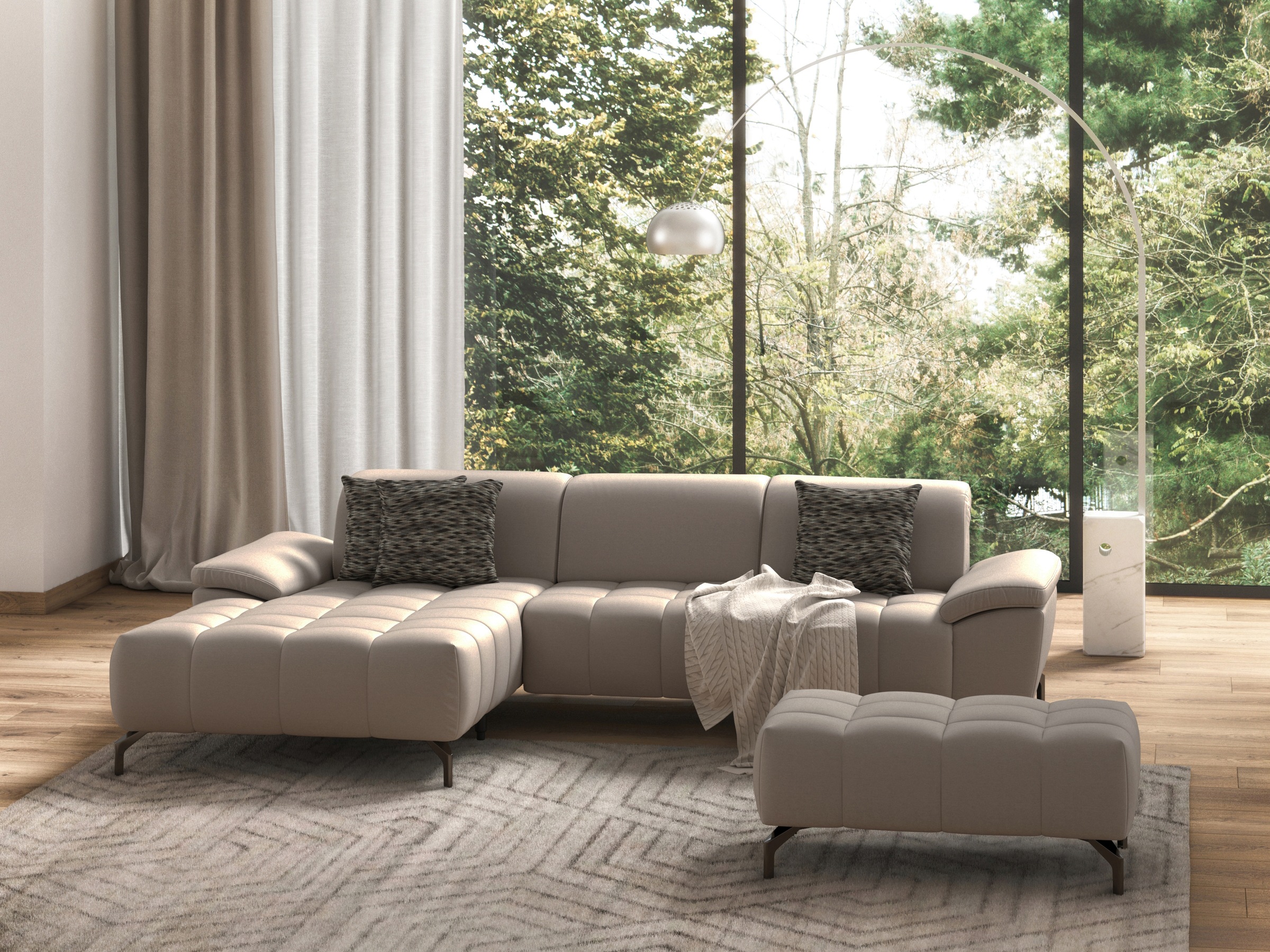 sit&more Hocker »Cool«, mit schwarzen Füßen