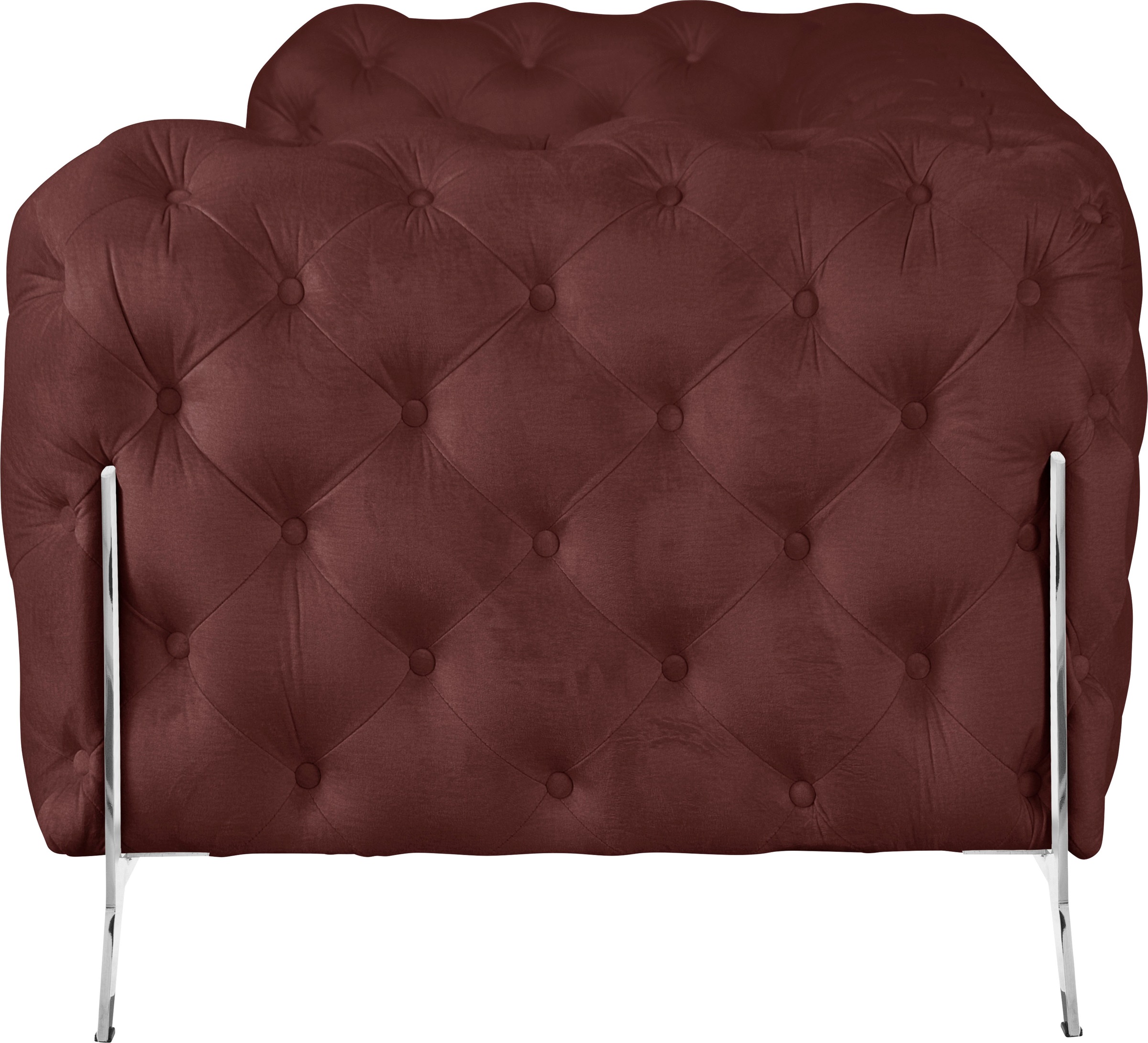 Leonique Chesterfield-Sofa »Amaury«, aufwändige Knopfheftung, moderne Chesterfield Optik, Fußfarbe wählbar