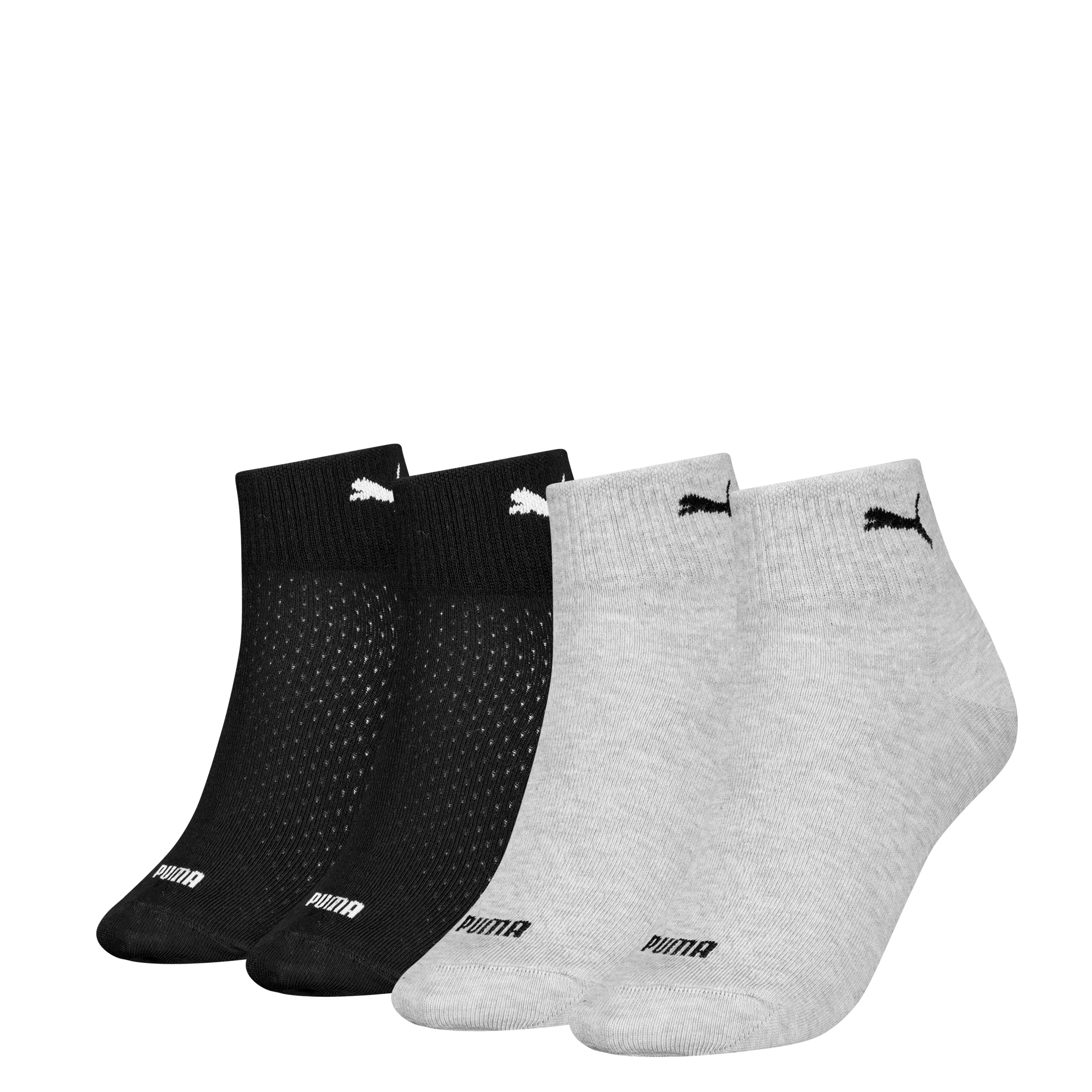 PUMA Kurzsocken »PUMA WOMEN QUARTER 4P ECOM«, (4 Paar), mit atmungsaktivem Materialmix