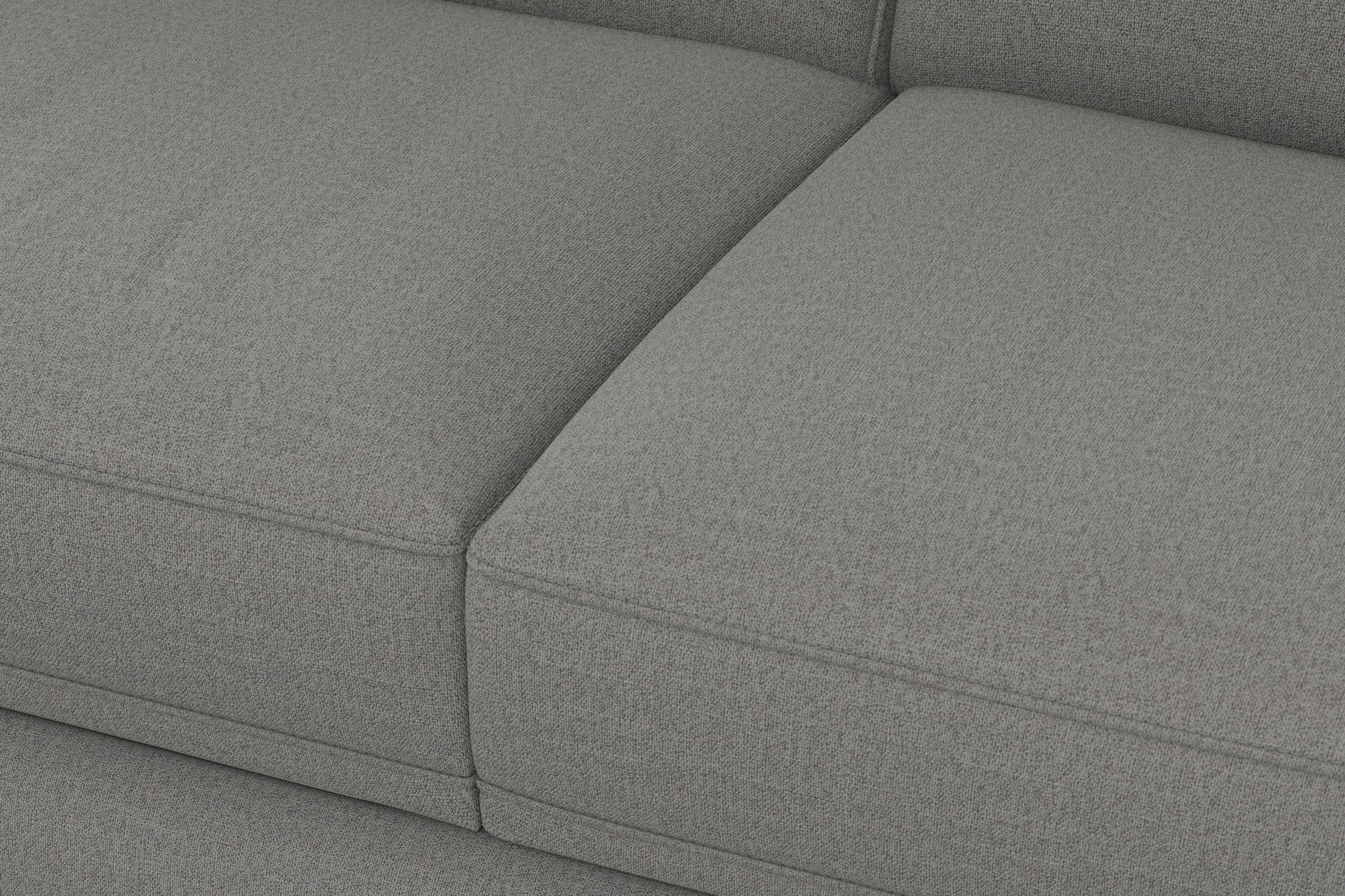 sit&more Ecksofa »Dundee L-Form« mit Federkern und Massivholzfüßen, wahlweise mit Kopfteilverstellung