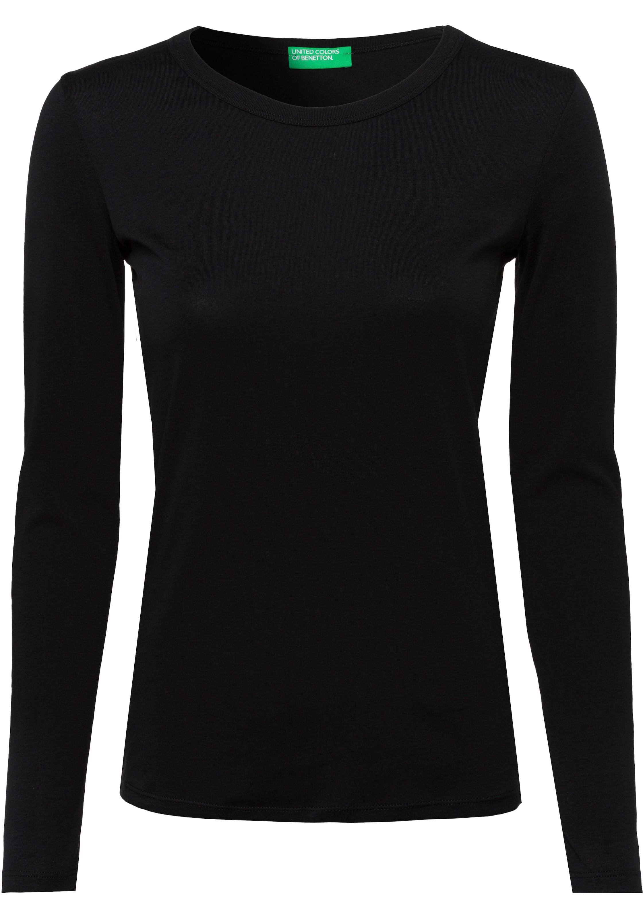 United Colors of Benetton Langarmshirt, im Basic-Look