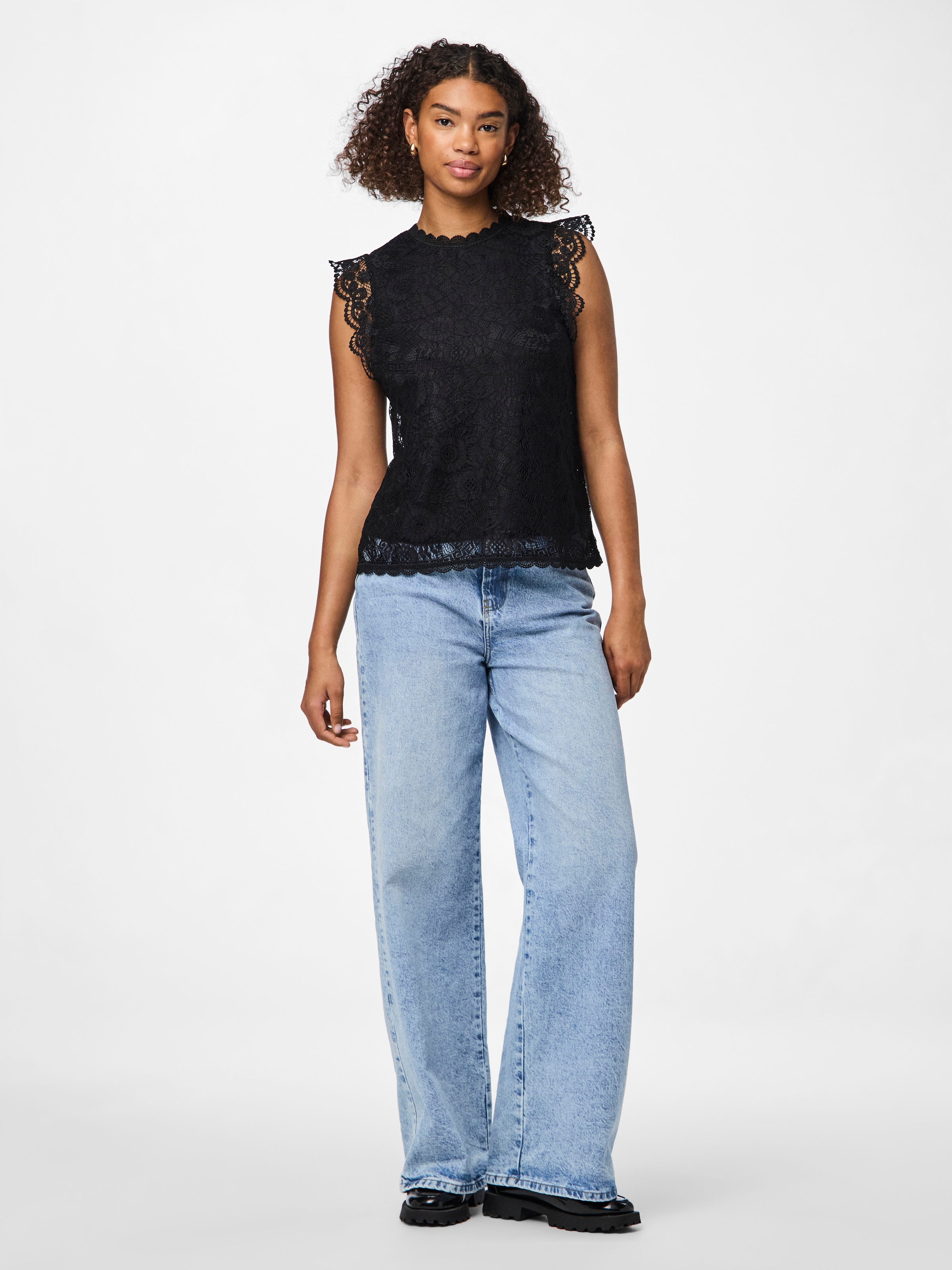 pieces Spitzentop »PCOLLINE«