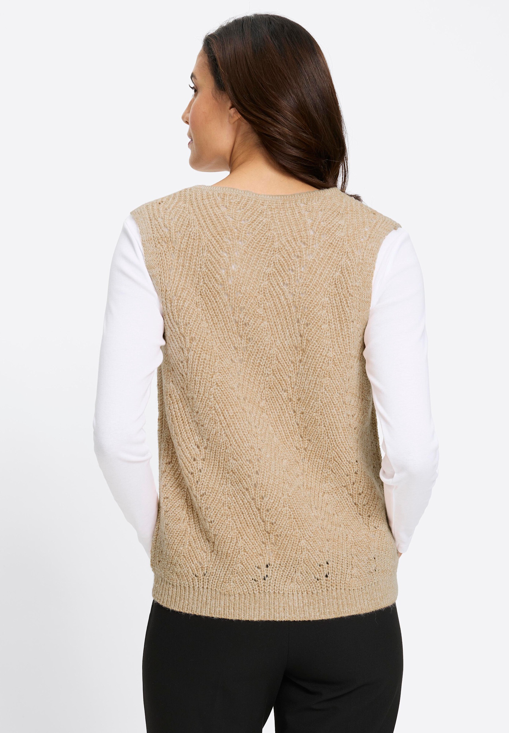 Witt Strickweste »Strickweste Strickweste mit Ajourmuster«