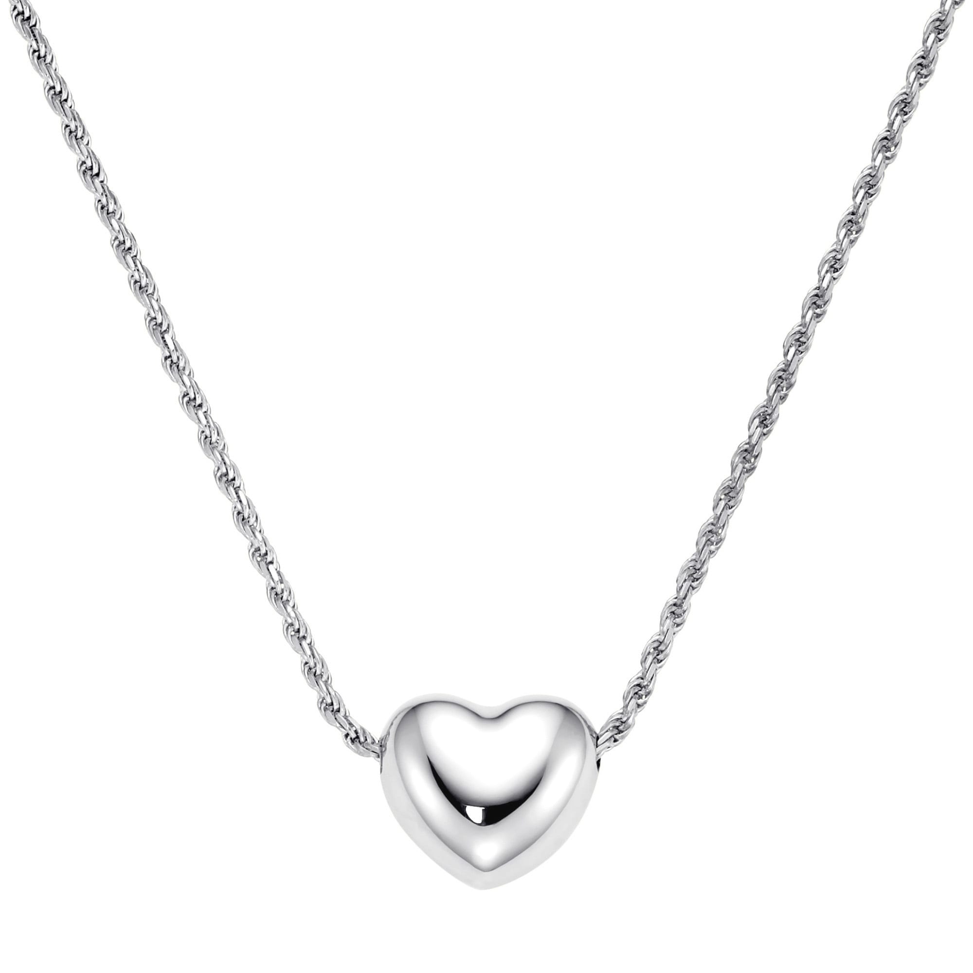 GIORGIO MARTELLO MILANO Kette mit Anhänger »Kette mit Anhänger in Herzform, Silber 925«