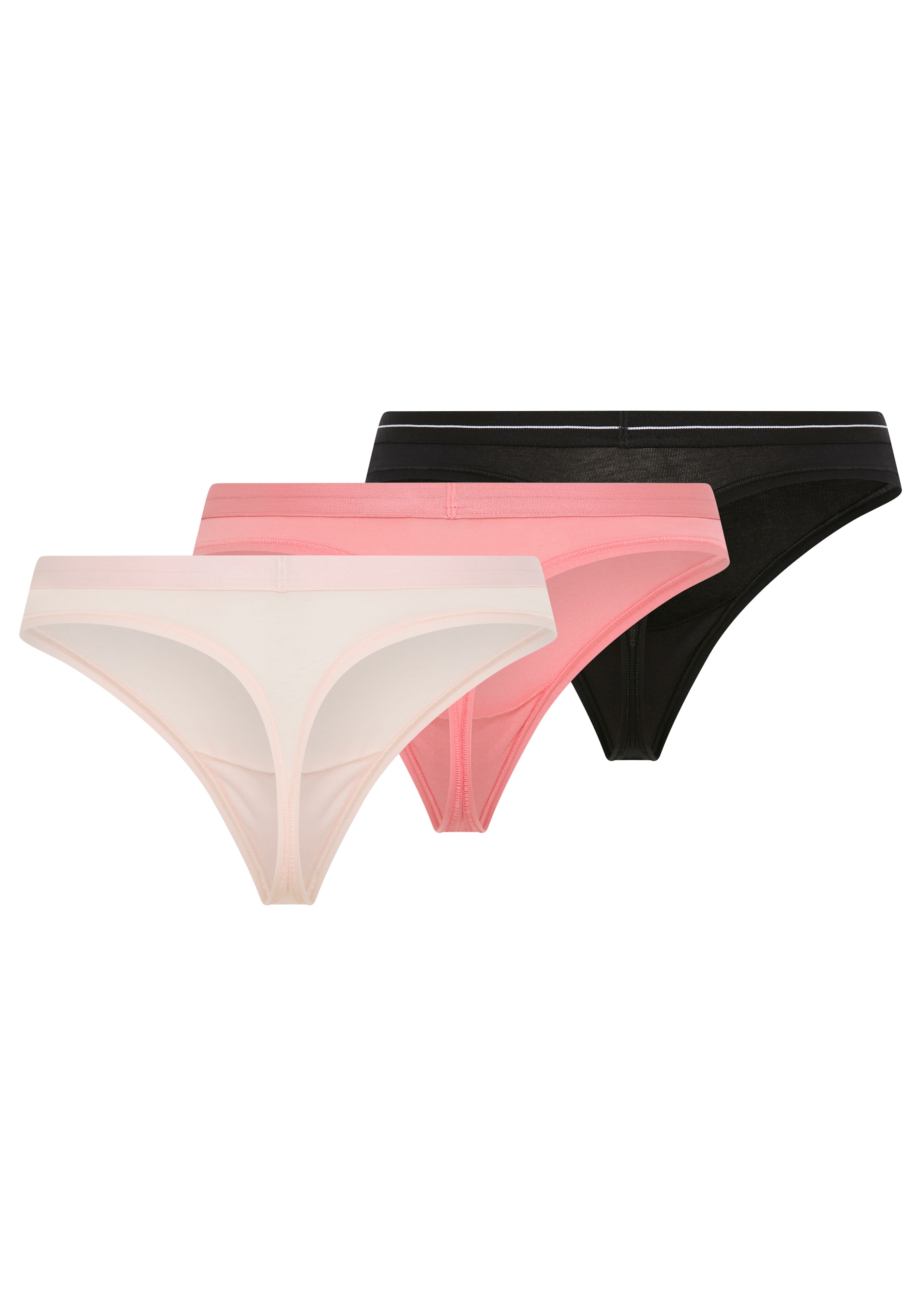 BOSS String »3P THONG« Packung, 3er, 3 Stk. mit BOSS Logobund