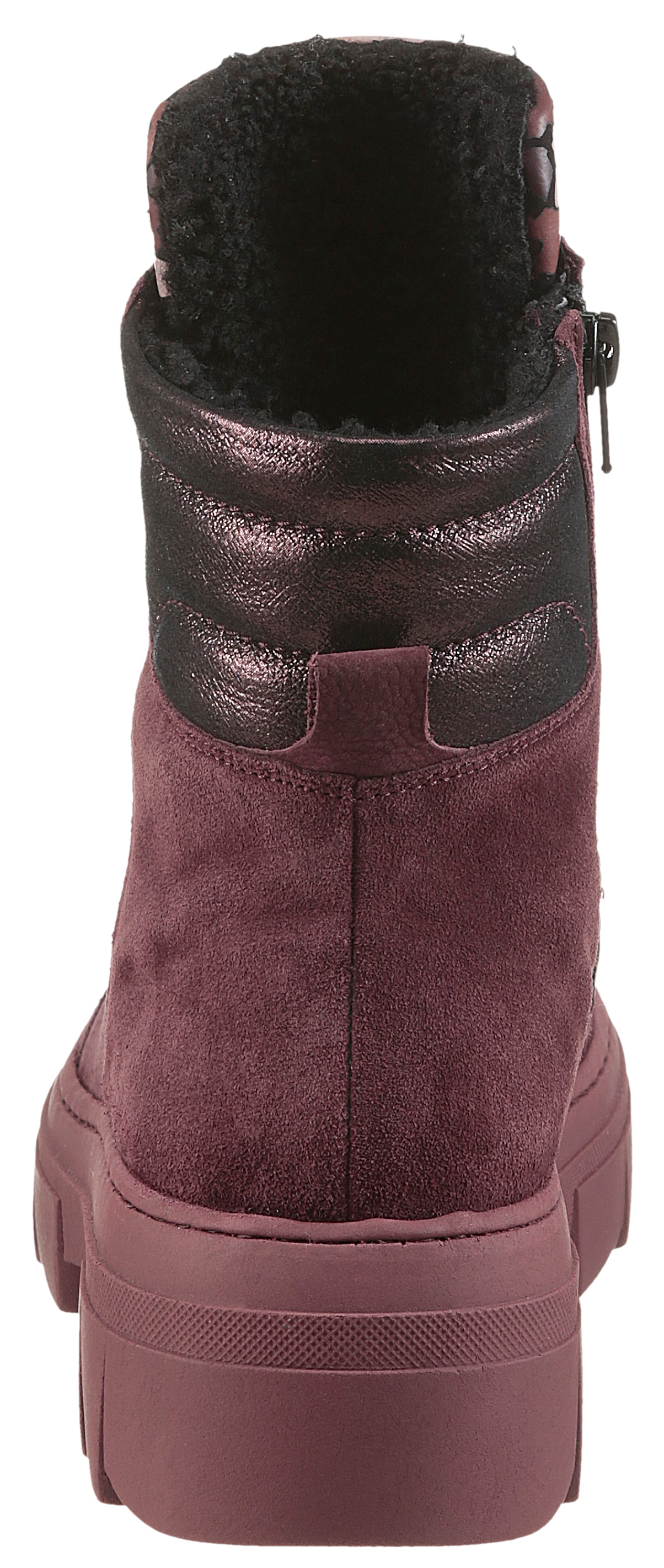 Waldläufer Schnürboots »H-SAIGA«  Schnürstiefelette, Plateauboots in Komfortweite H (= sehr weit)