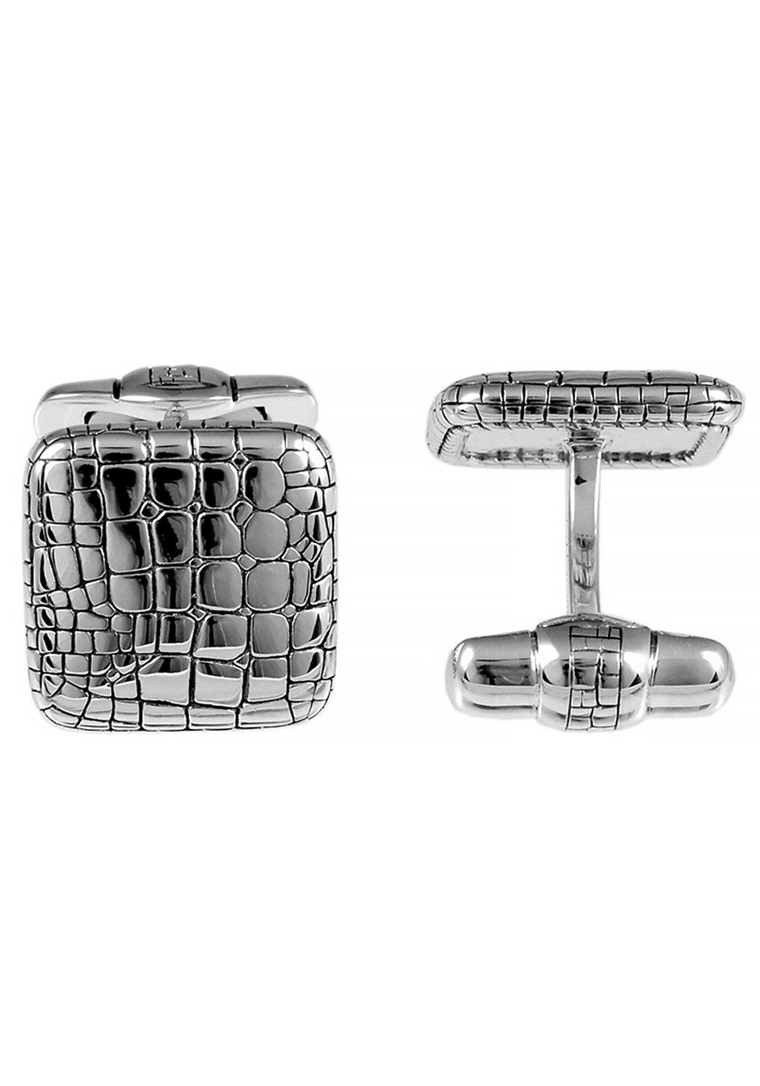 BALDESSARINI Manschettenknöpfe »Schmuck Geschenk, Cufflink Silber 925«, mit Zirkonia (synth.)