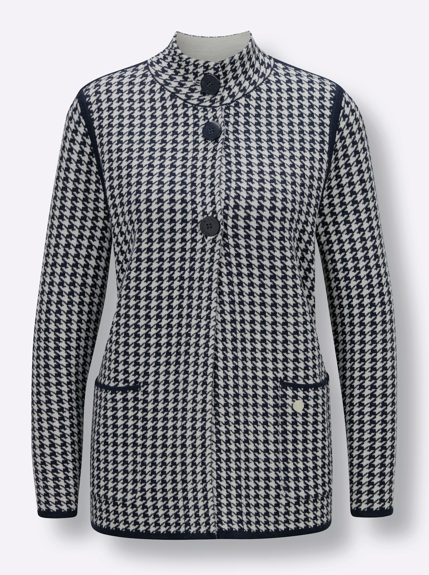 CREATION L PREMIUM Jacquardstrickjacke