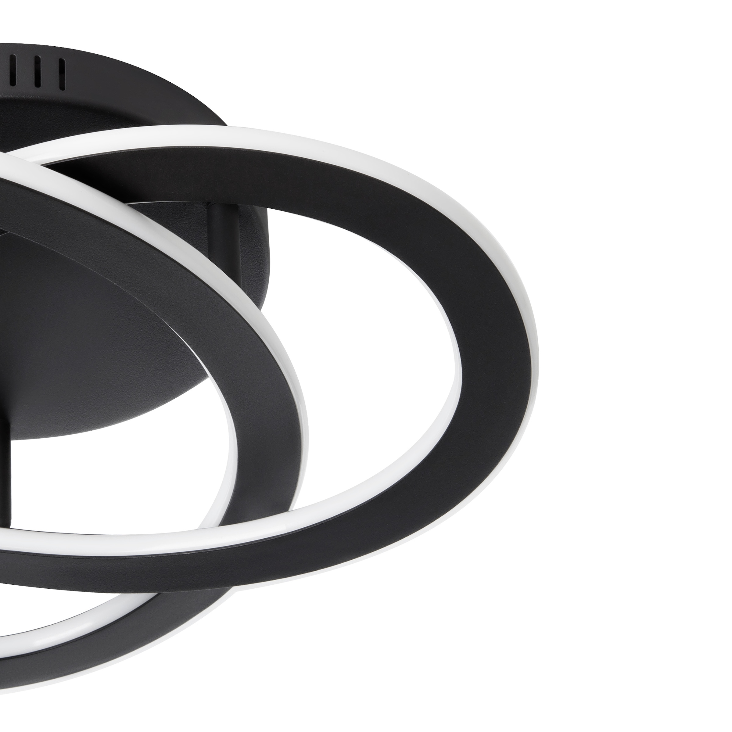 EGLO LED Deckenleuchte »ROLIMARE Deckenlampe - Alu - LED - 35W - IP20« LED-Modul 1 Stk. Neutralweiß Wohnzimmerlampe, Küchenlampe, Flurlampe, L42 x B40 x H13 cm