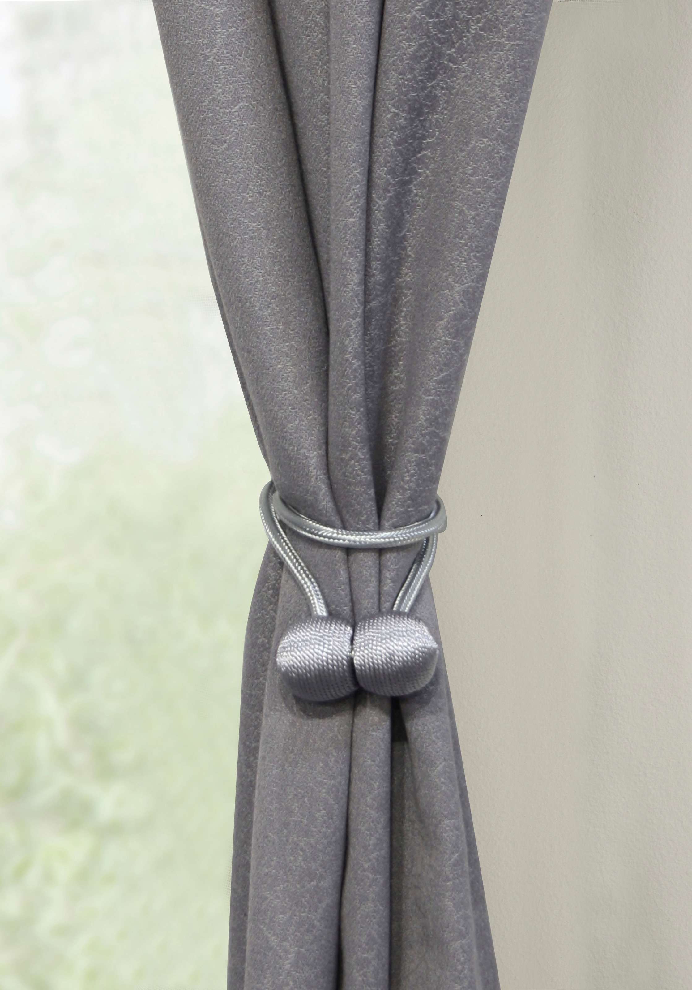 GARDINIA Raffhalter »Flex-S mit Magnet«, (2 St.), vielfältige Anbringungsmöglichkeiten