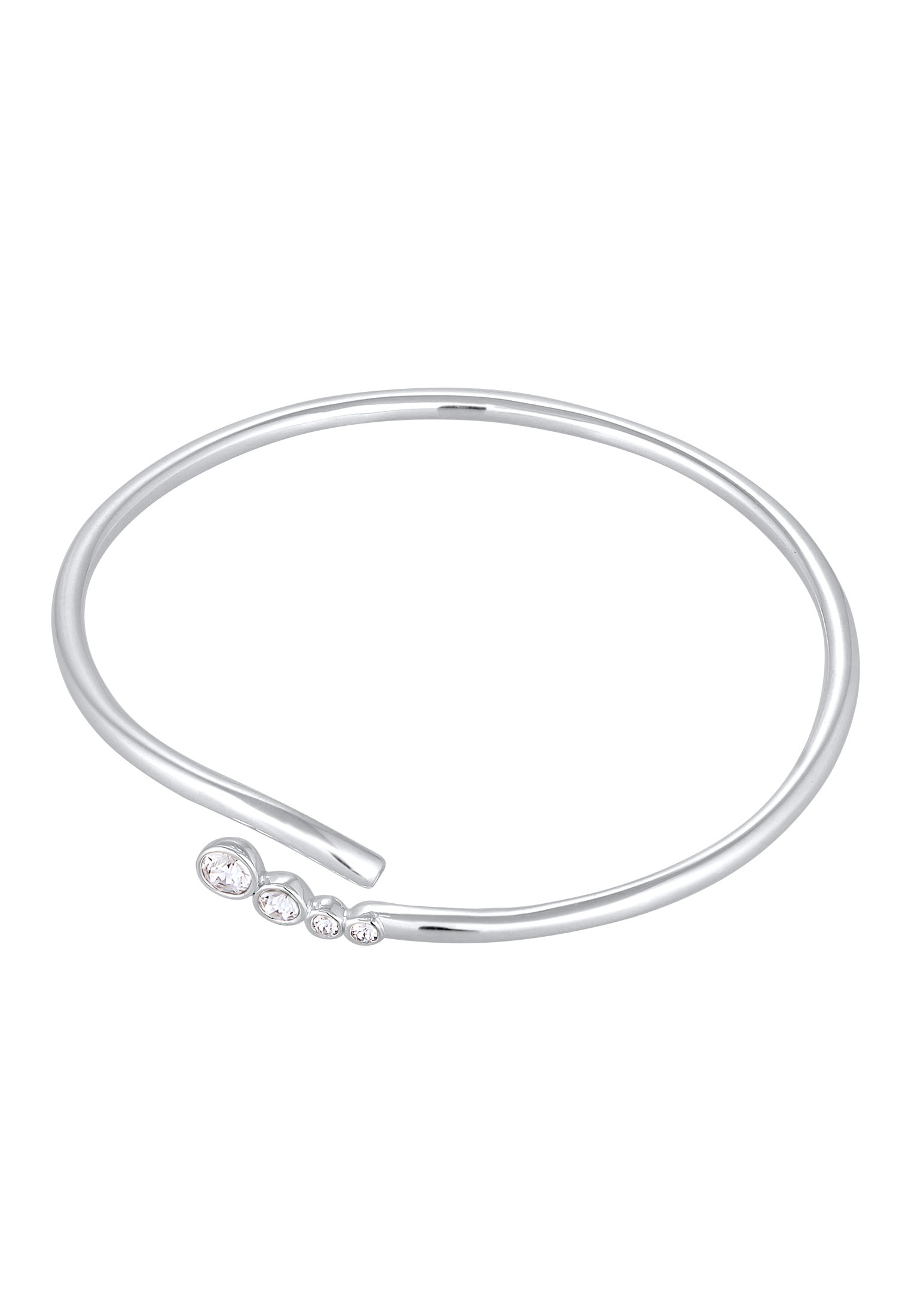 Elli Armreif »Armband Armreif Kristalle Elegant 925 Silber«