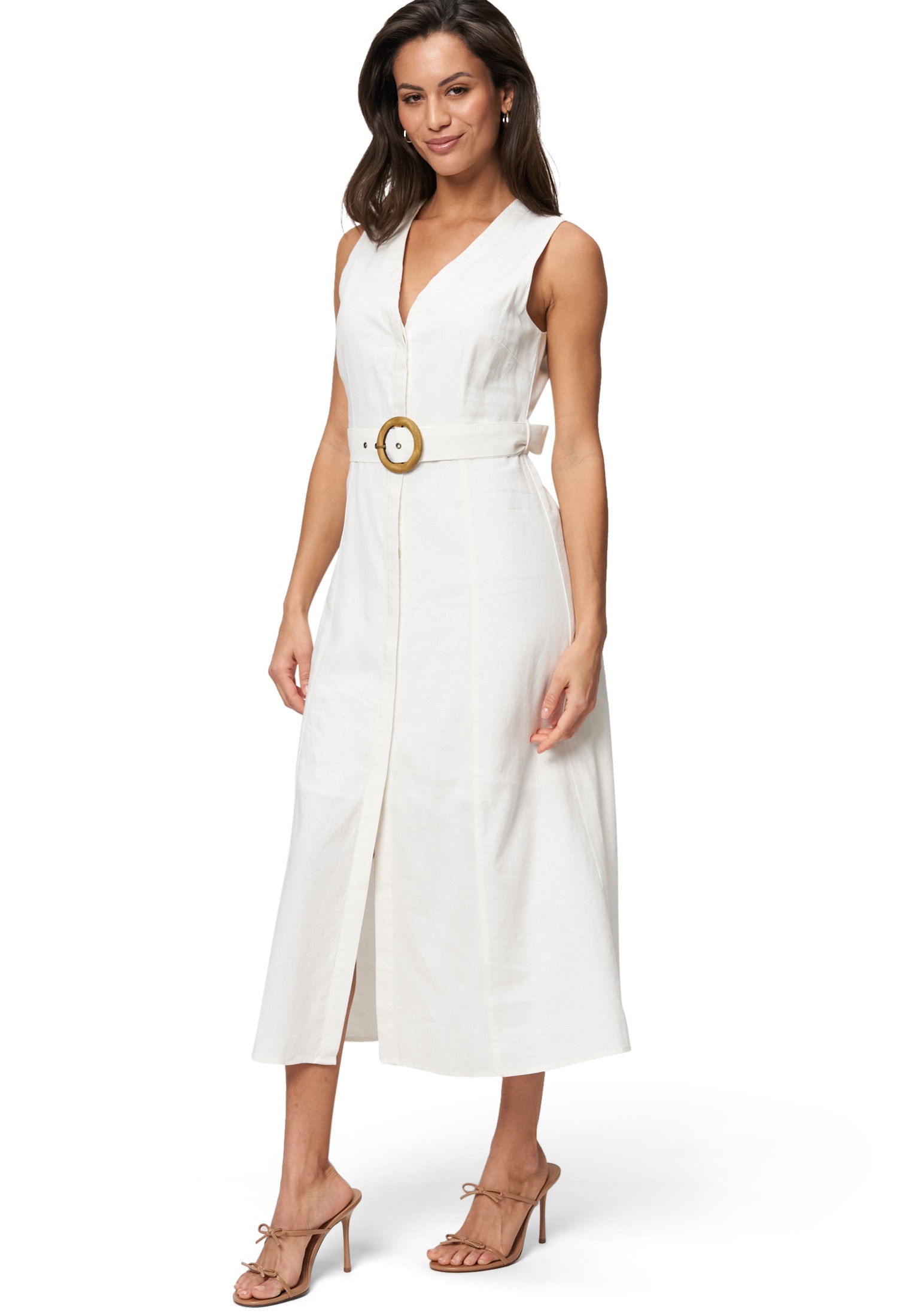 Zero Midikleid »Midikleid mit Gürtel«