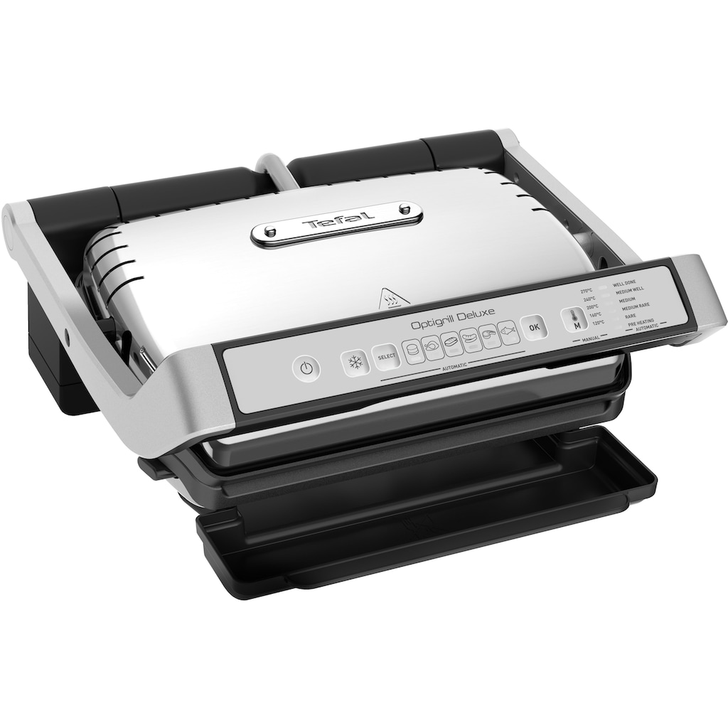 Tefal Kontaktgrill »GC707D OptiGrill Deluxe«, 2000 W