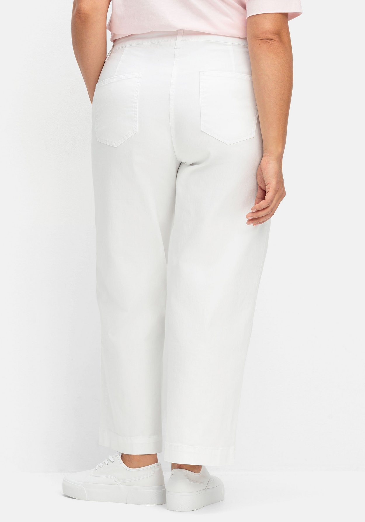 Sheego Culotte »Culotte aus weichem Twill, knöchellang«