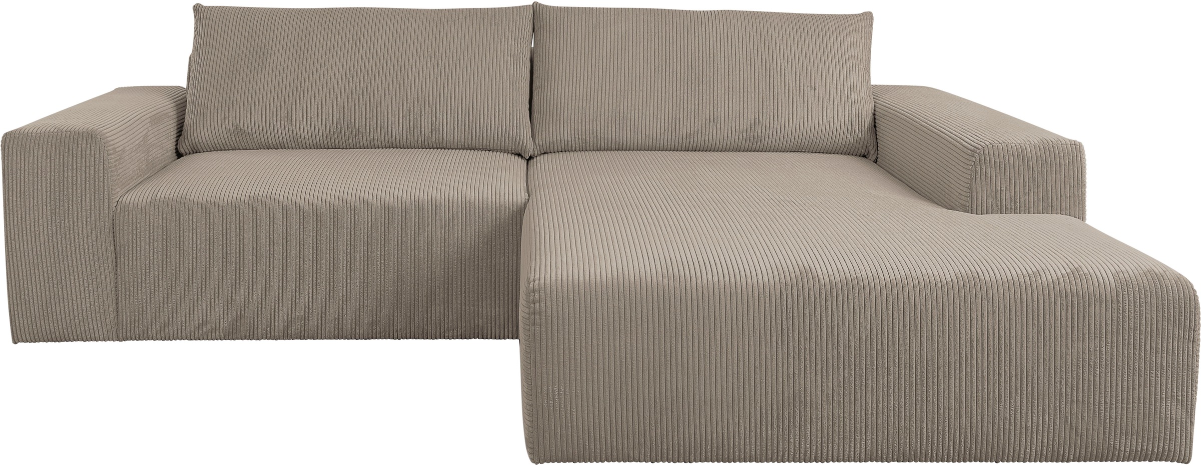 WERK2 Ecksofa »Rio, elegant & bequem, Breite 262 cm, L-Form« Puristisches Design mit maximalem Komfort