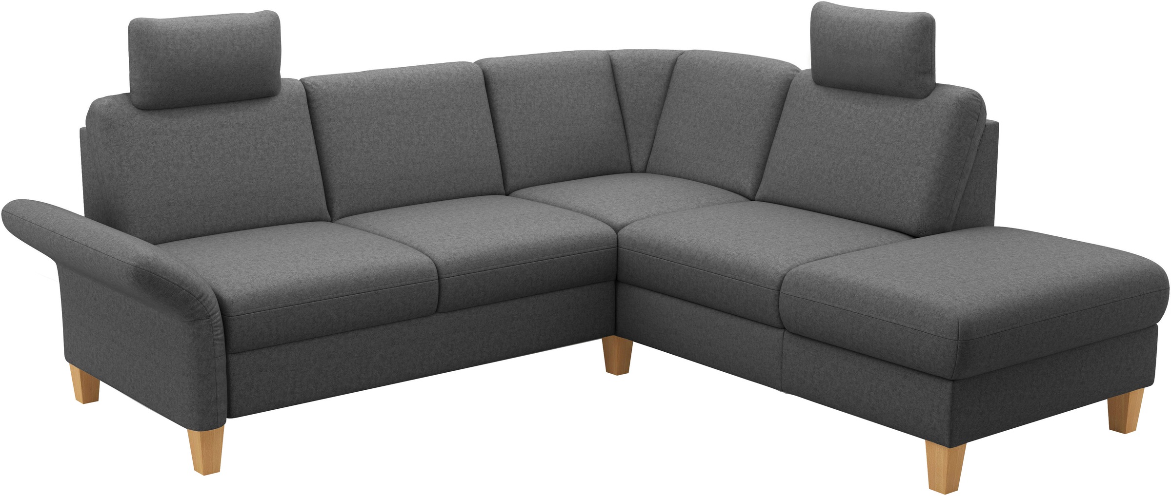 Home affaire Ecksofa »Rochelle, L-Form«, wahlweise mit Armteilverstellung, Bettfunktion und Bettkasten
