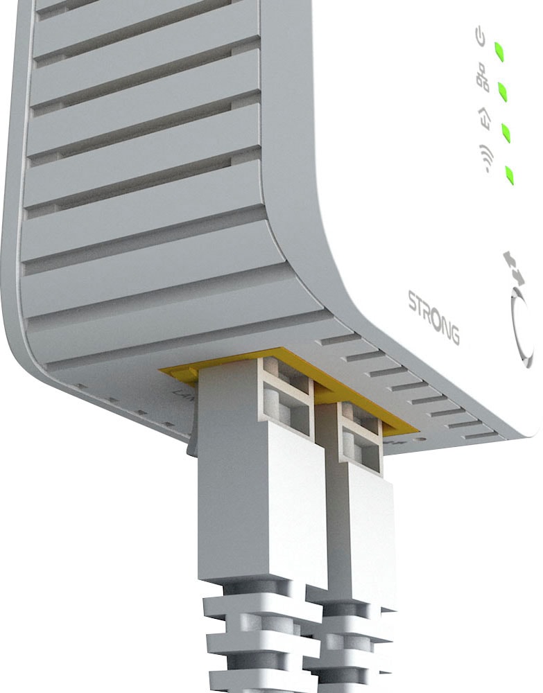 Strong Reichweitenverstärker »Powerline WiFi 600 Mbit/s Set (2 Einheiten)«