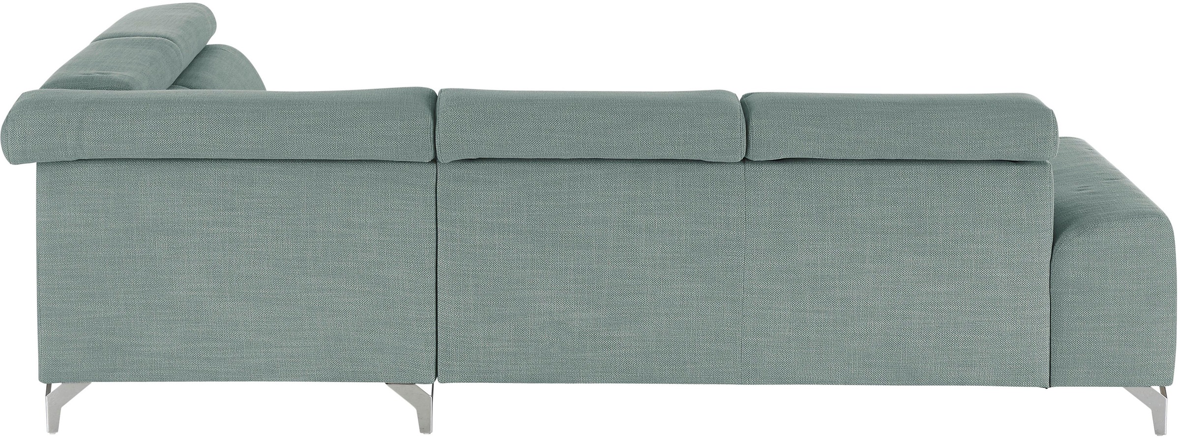 3C Candy Ecksofa »Greve Sofa immer mit manuelle Kopfteilverstellungen, modern, elegant«, wahlweise motorischer Sitzvorzug, bequem und zeitlos, L-Form