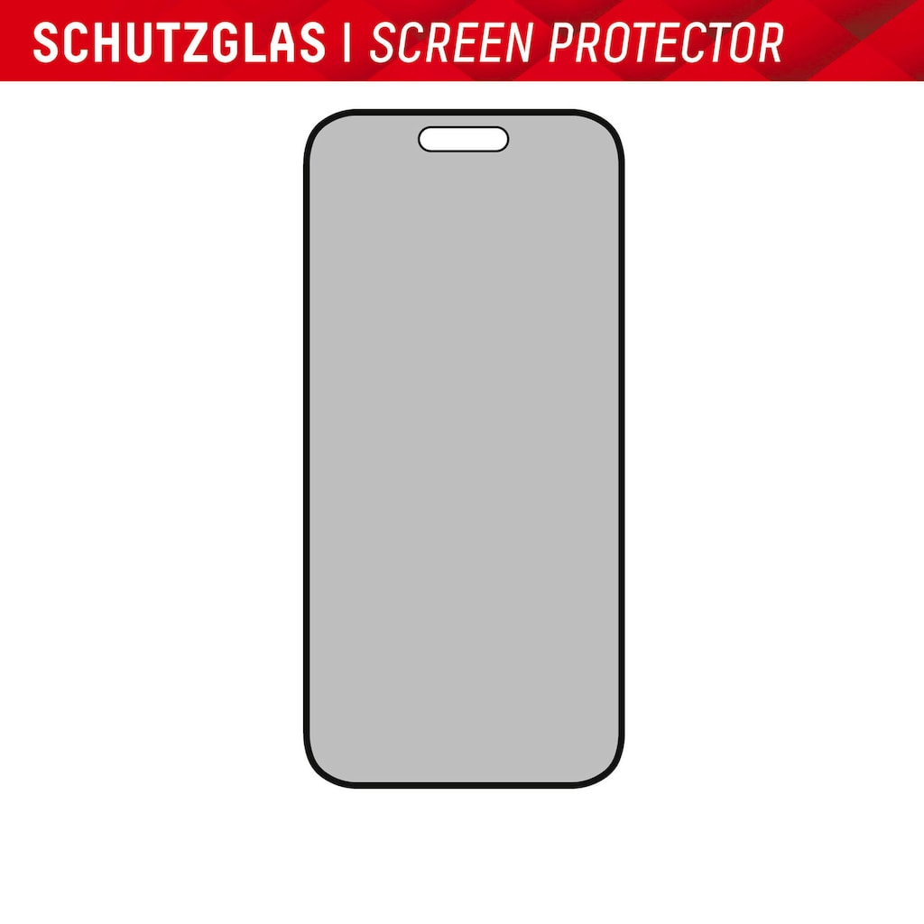 Displex Displayschutzglas »Privacy Glass«, für Apple iPhone 15 Plus-Apple iPhone 15 Pro Max