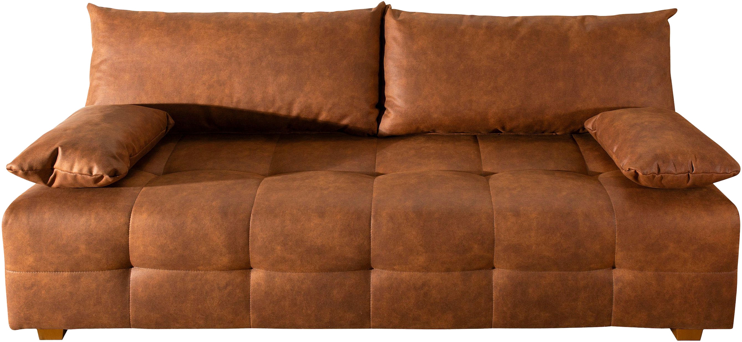 COLLECTION AB Schlafsofa »Bella, B: 196 cm, Liegefl. 145x196 cm« Bettfunktion, Bettkasten & 2 Armlehnenkissen, Federkern