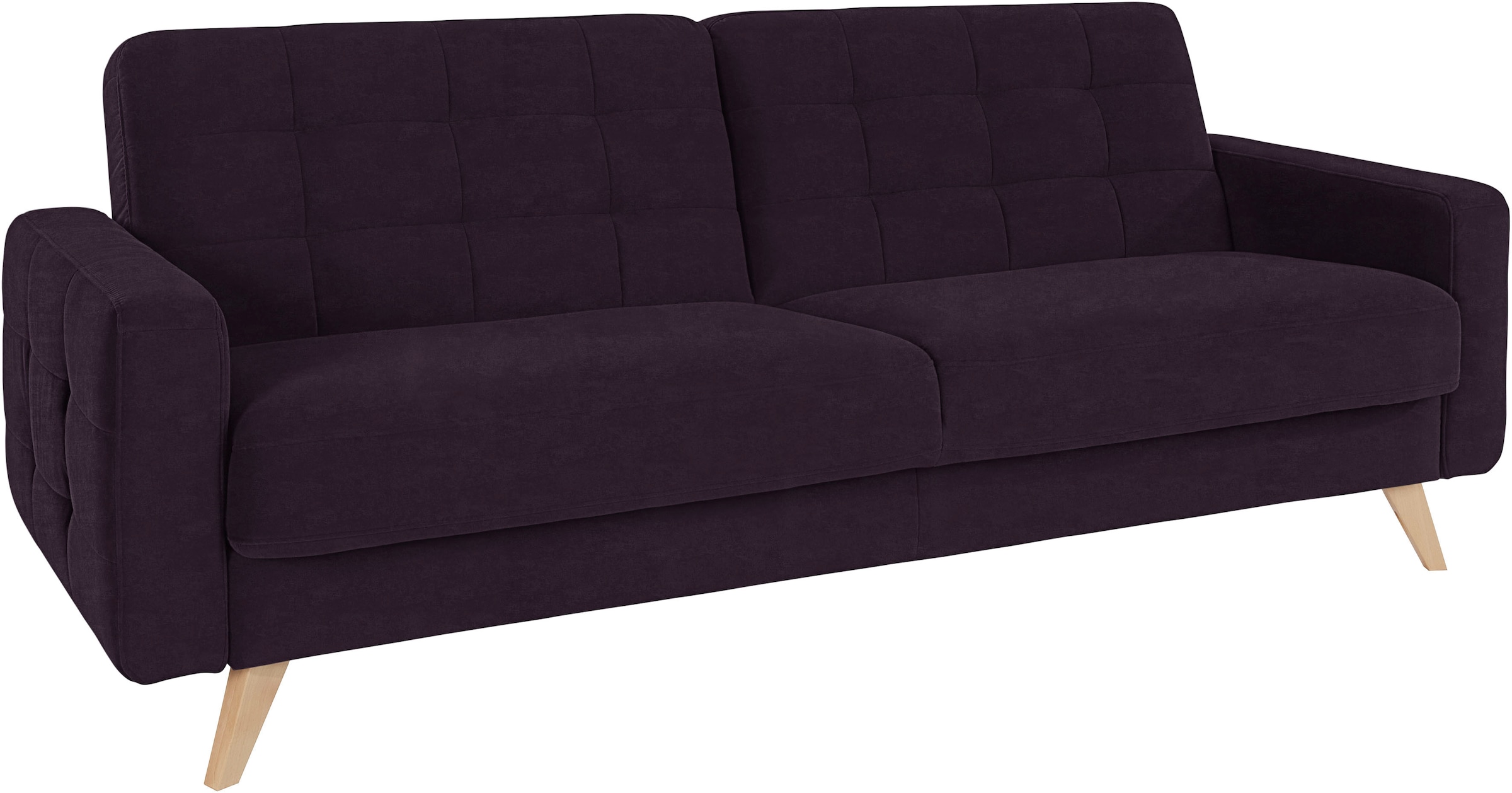 exxpo - sofa fashion 3-Sitzer »Nappa, kompakt und komfortabel, bequem, zeitloses Design, L-Form« tolle Detailverarbeitung