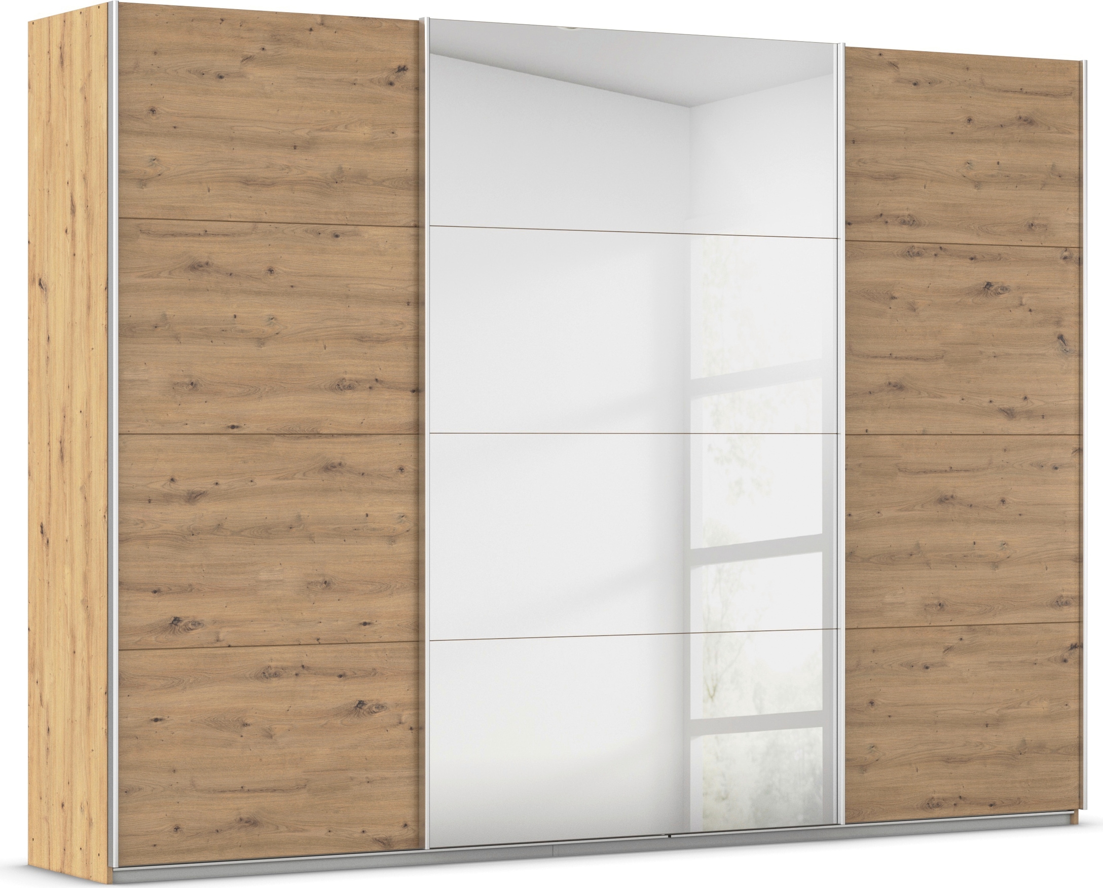 Rauch Schwebetürenschrank »Kleiderschrank Schrank OTTO ́S CHOICE Garderobe AGORDO« in zwei Griff-Farben, Top Innenausstattung, in 4 Breiten und 2...