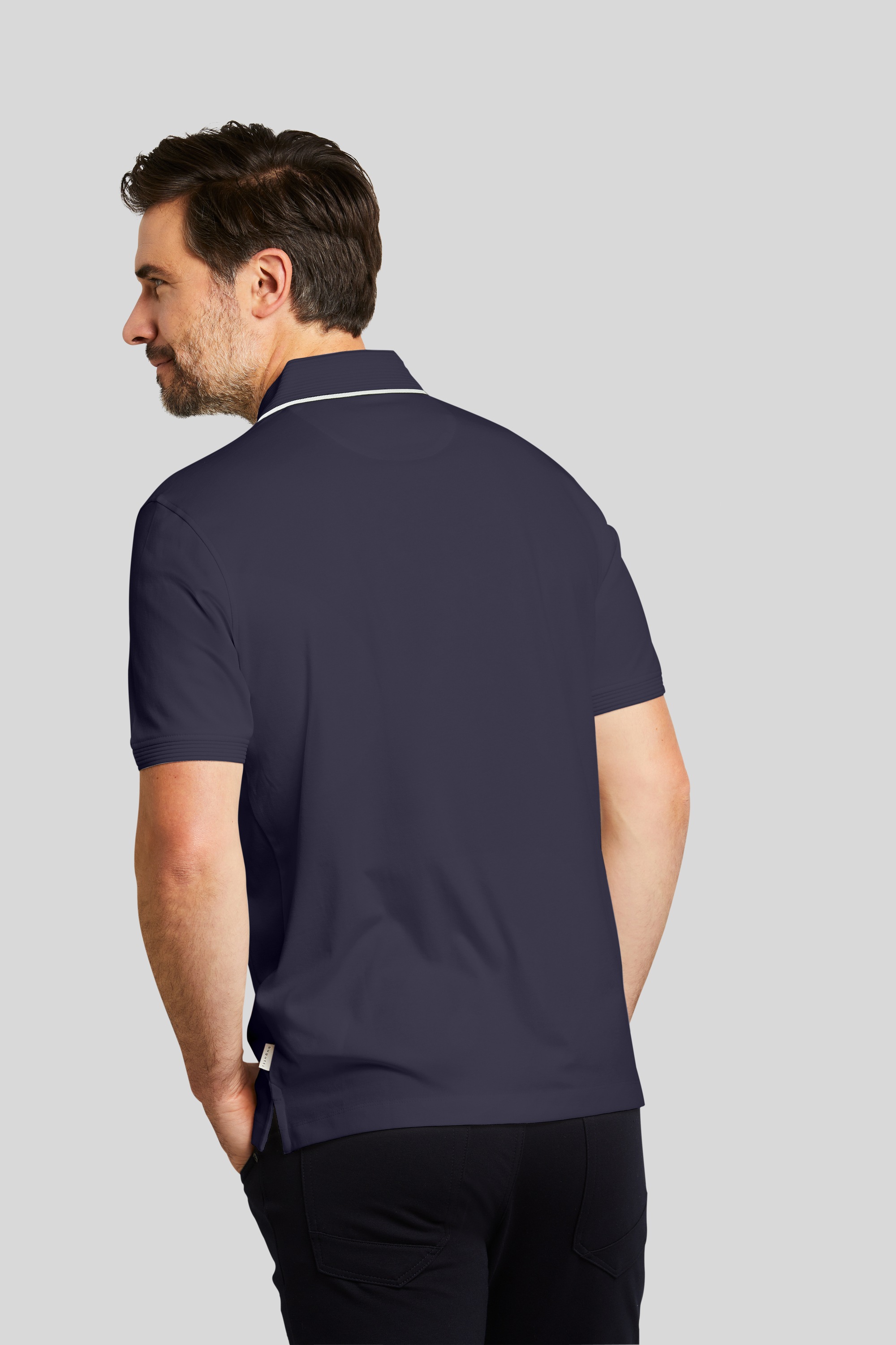 bugatti Poloshirt, mit vielen Struktur-Elementen