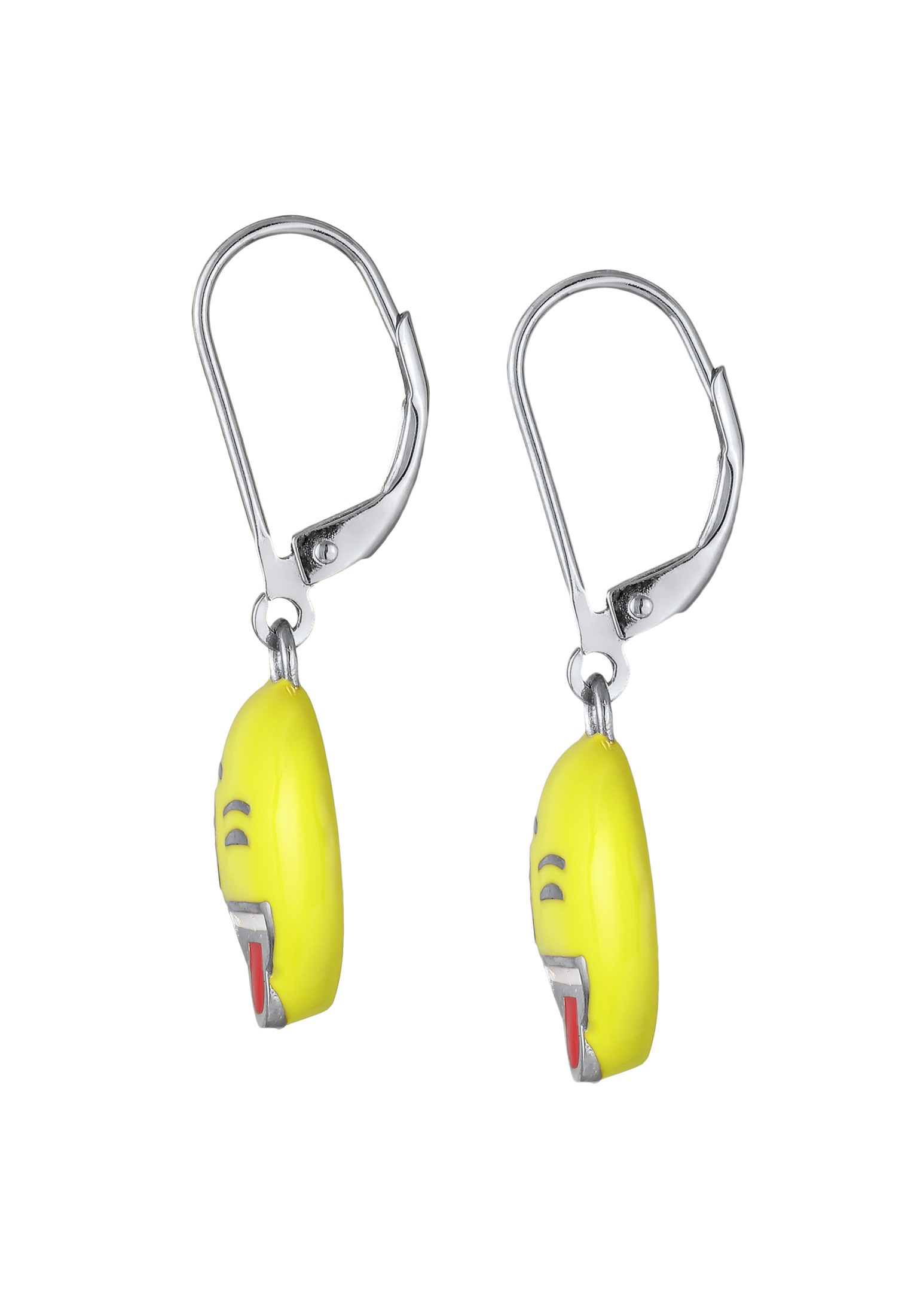 Elli Paar Ohrhänger »Ohrringe Smiling Face Zwinkern Emoji 925 Sterling Silber«
