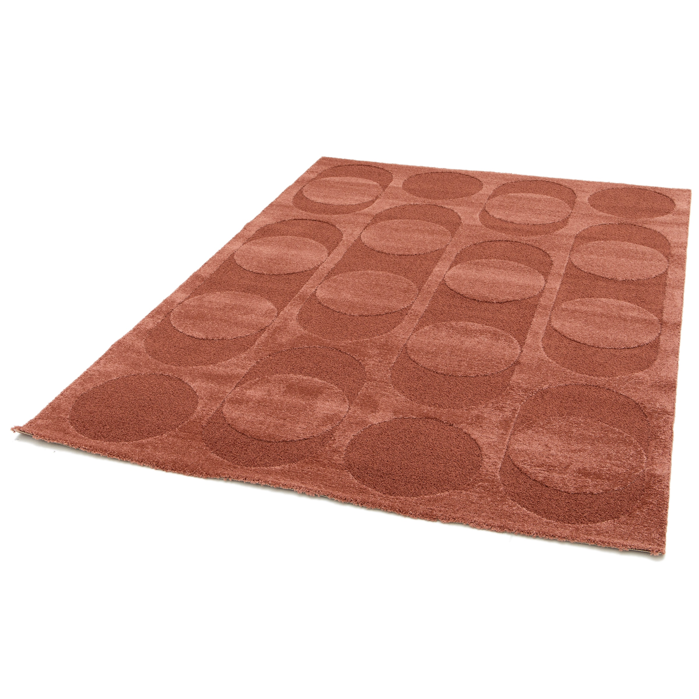 Primaflor-Ideen in Textil Teppich »COSMO Point, Made in Belgium« rechteckig 14 mm Höhe modernes Design, Hoch-Tief Effekt, weicher Flor