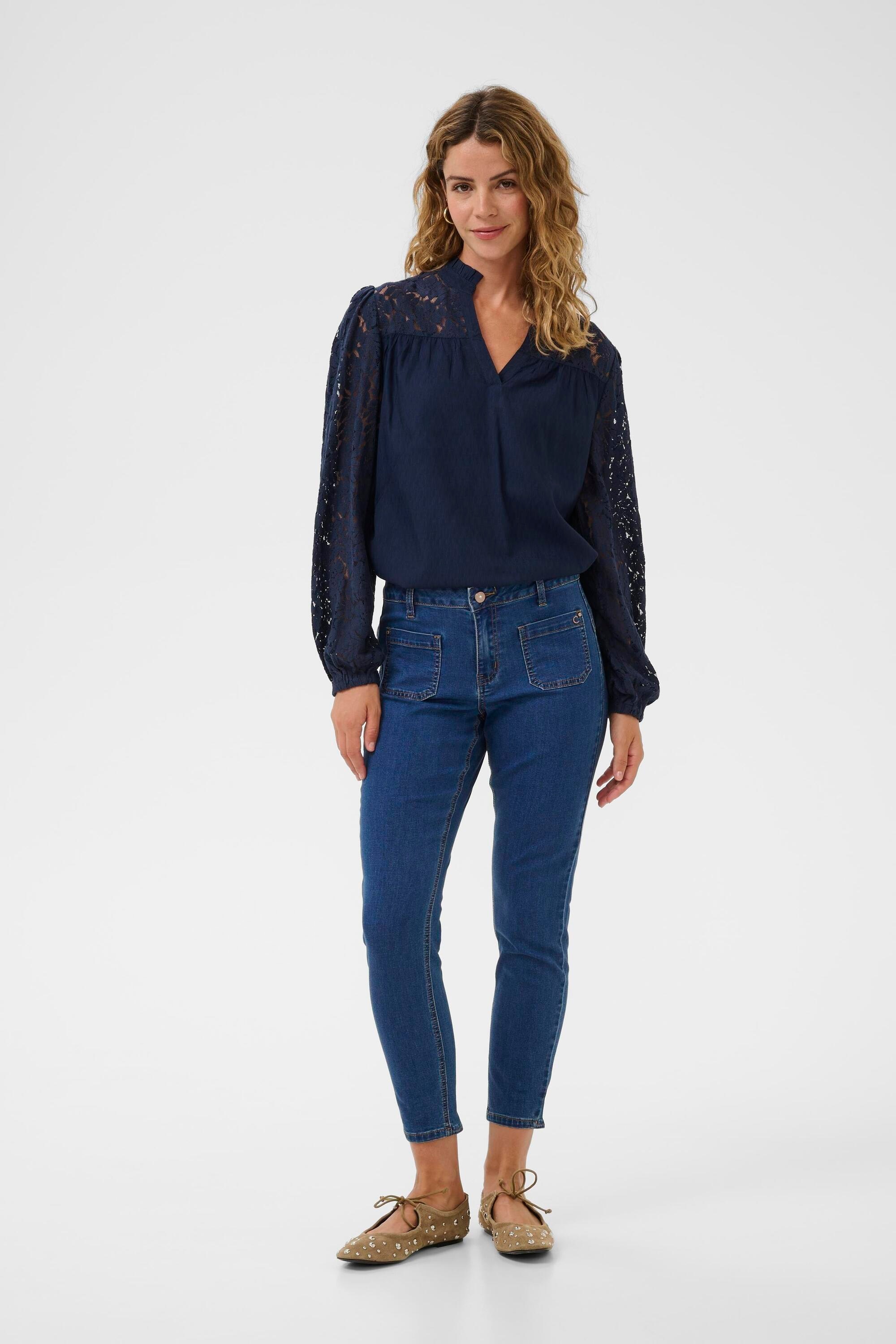 Cream Regular-fit-Jeans »Damen Jeans CRSanny«