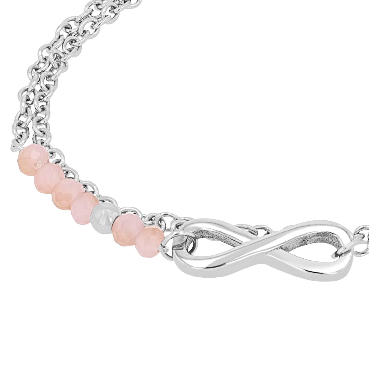 s.Oliver Armband »Infinity/Unendlichkeitsschleife« mit Glasstein