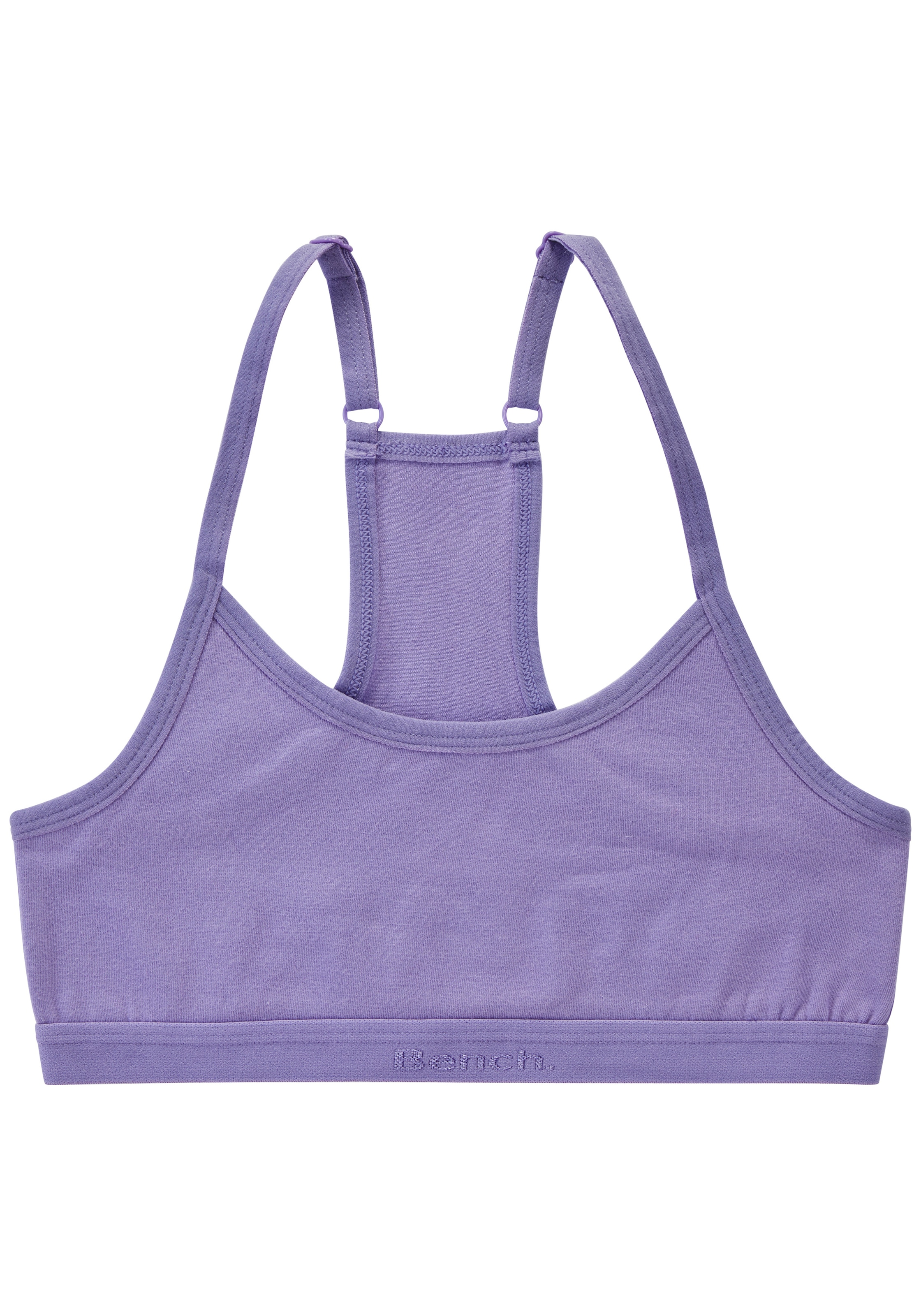 Bench. Bustier Packung,  Mädchen - mit sportivem Racerback und verstellbaren Trägern