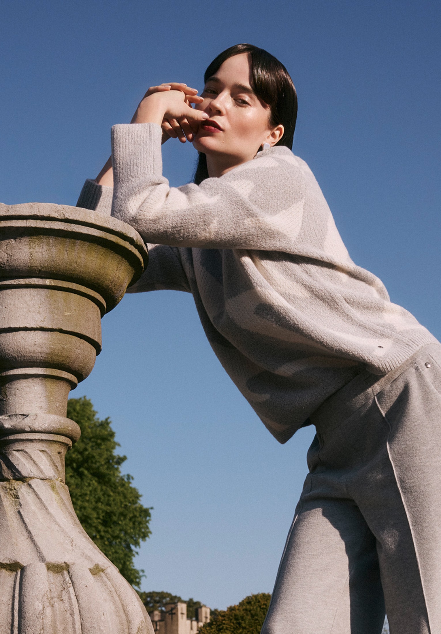 Betty&Co Strickpullover »Strickpullover mit Jacquard«