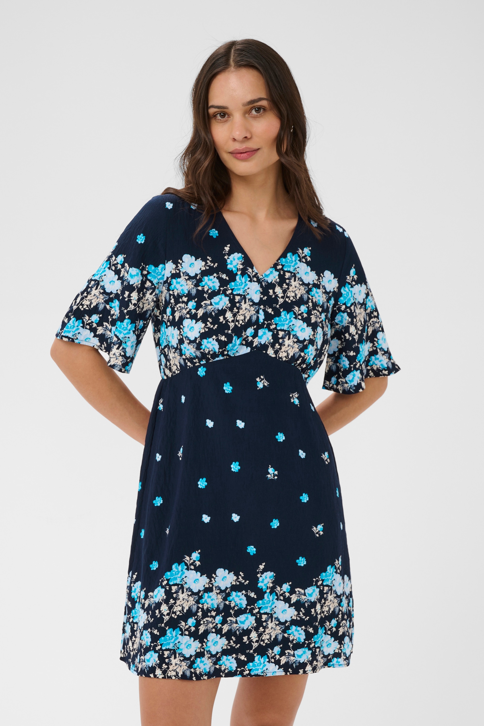 KAFFE Midikleid »Kleid KArosine«