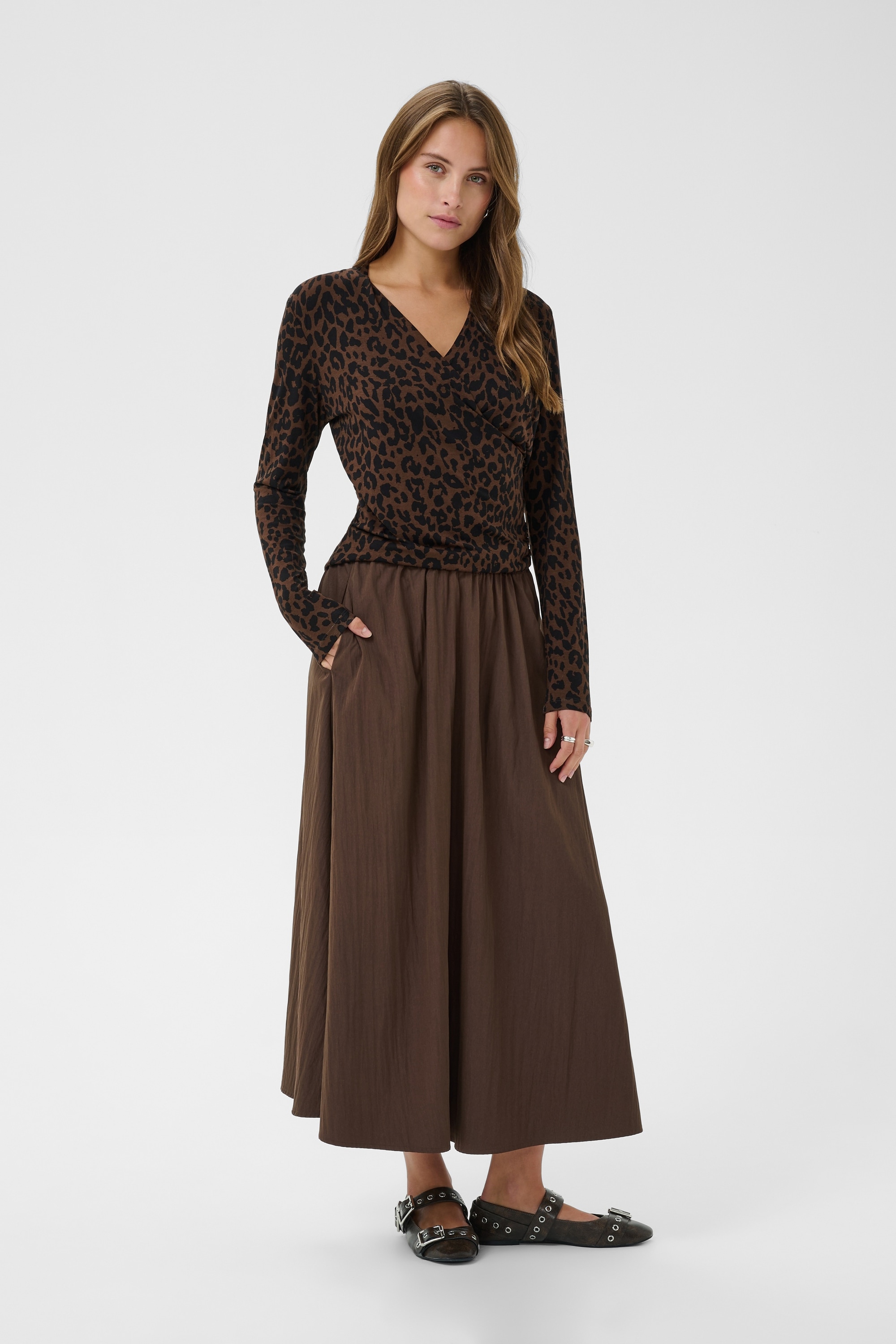 Saint Tropez Langarmbluse »Damen Bluse langarm ViggaSZ«