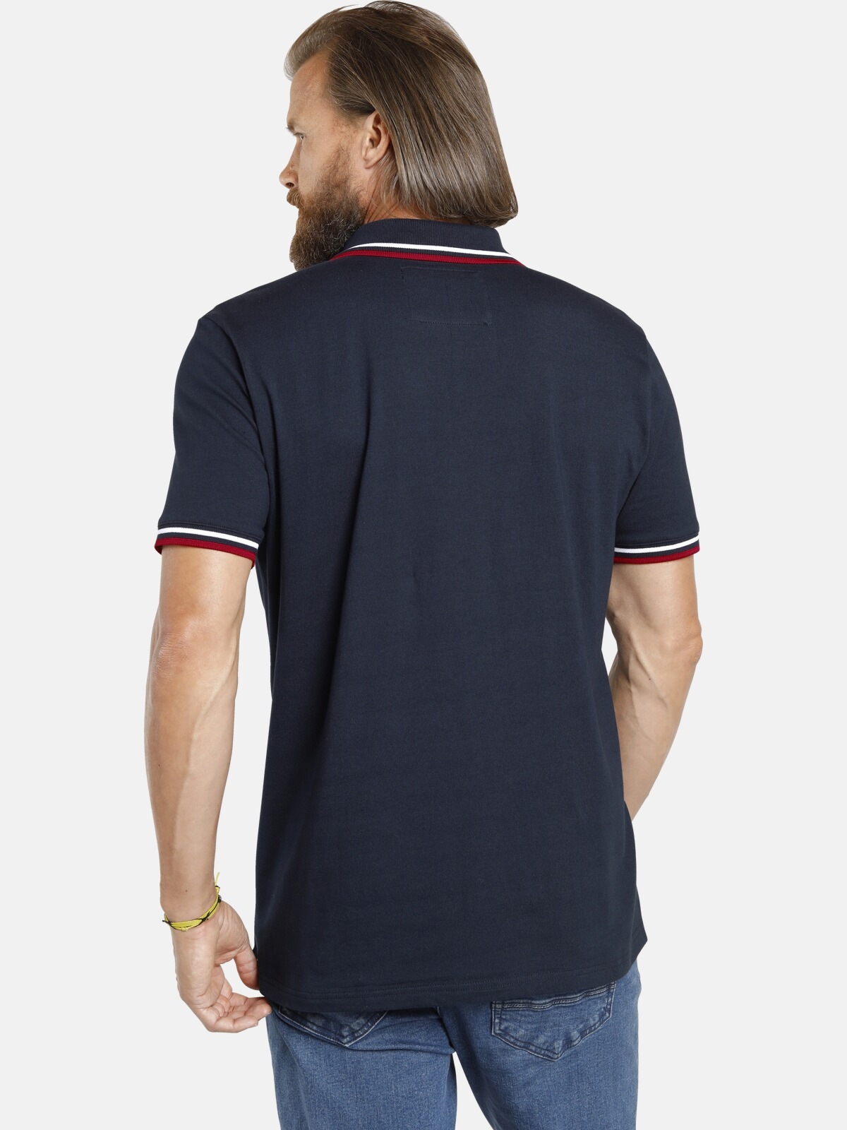 Jan Vanderstorm Poloshirt »Doppelpack Poloshirt JOHAN«, in zwei Designs (2er-Pack)