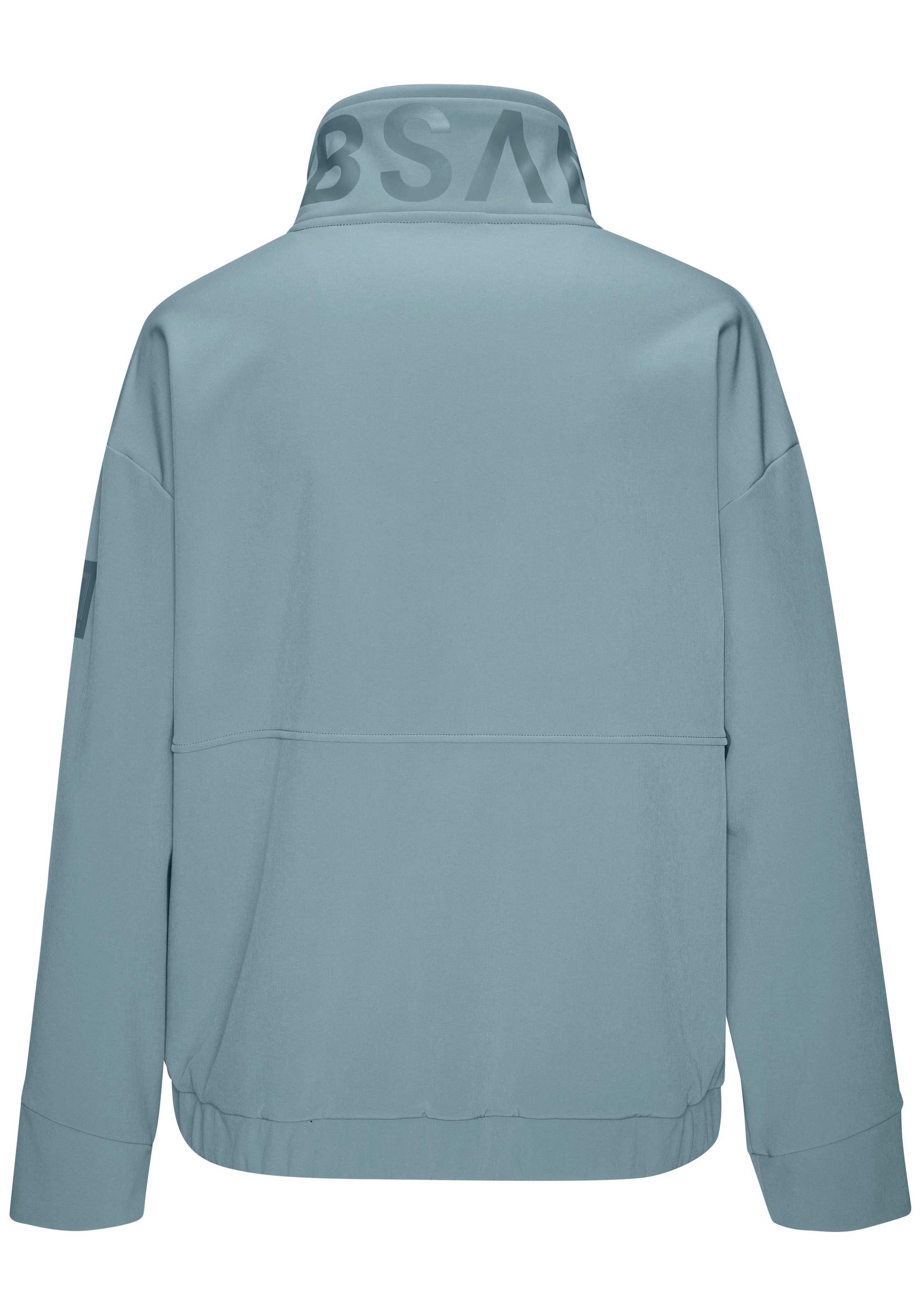 Elbsand Softshelljacke mit hohem, verstellbaren Kragen