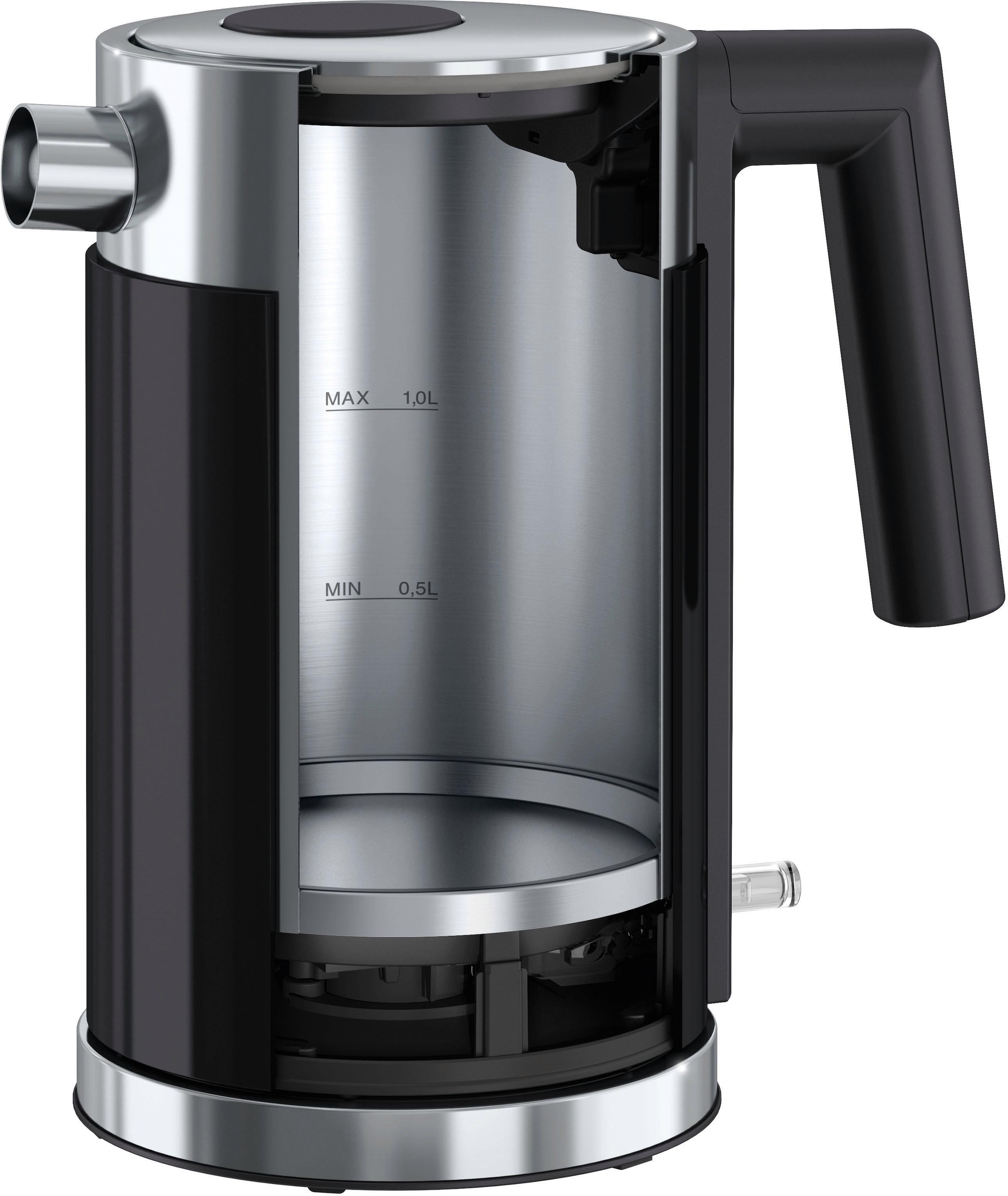 Graef Wasserkocher »WK 402« 1 l 1850 W Edelstahl, schwarz