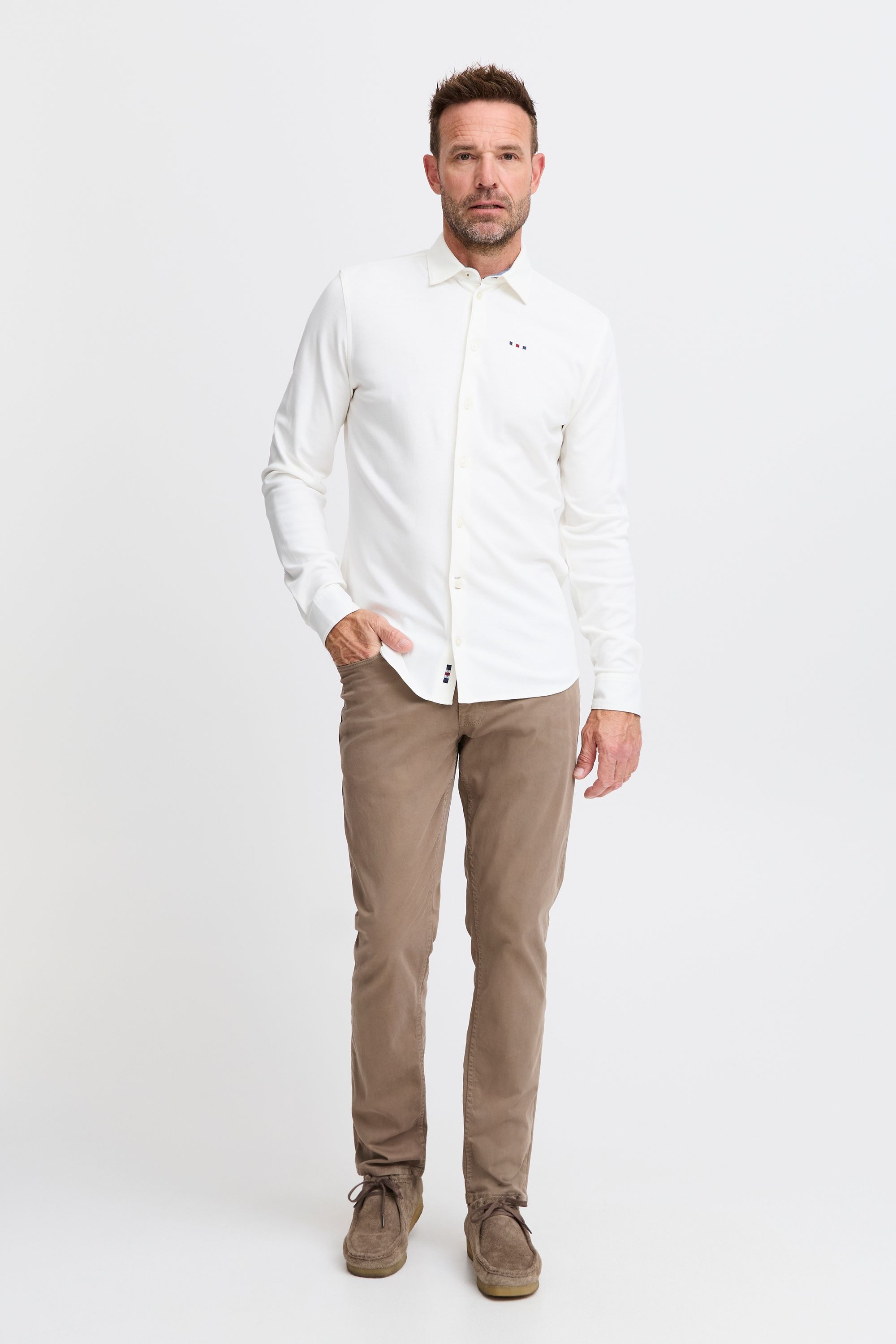 FQ1924 Langarmhemd »Langarmhemd FQSTEVEN knitted LS shirt«
