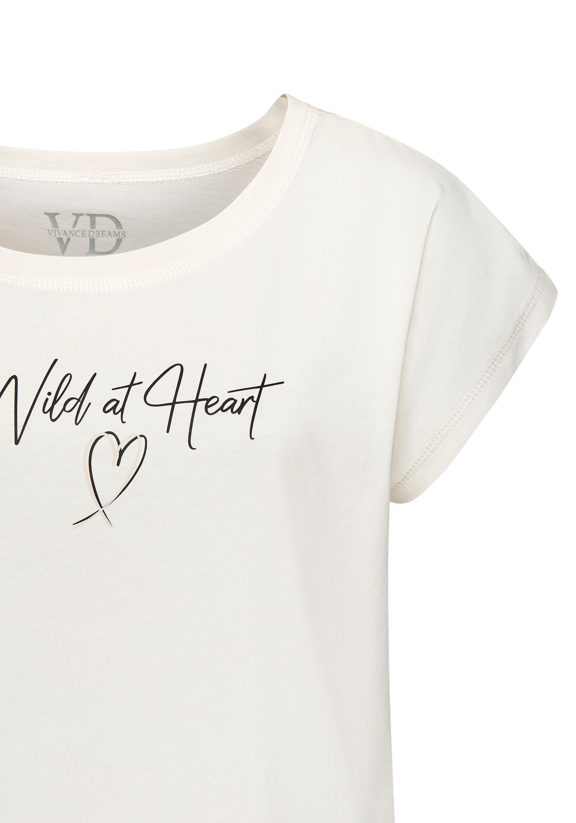 Vivance Dreams T-Shirt, mit Herzprint