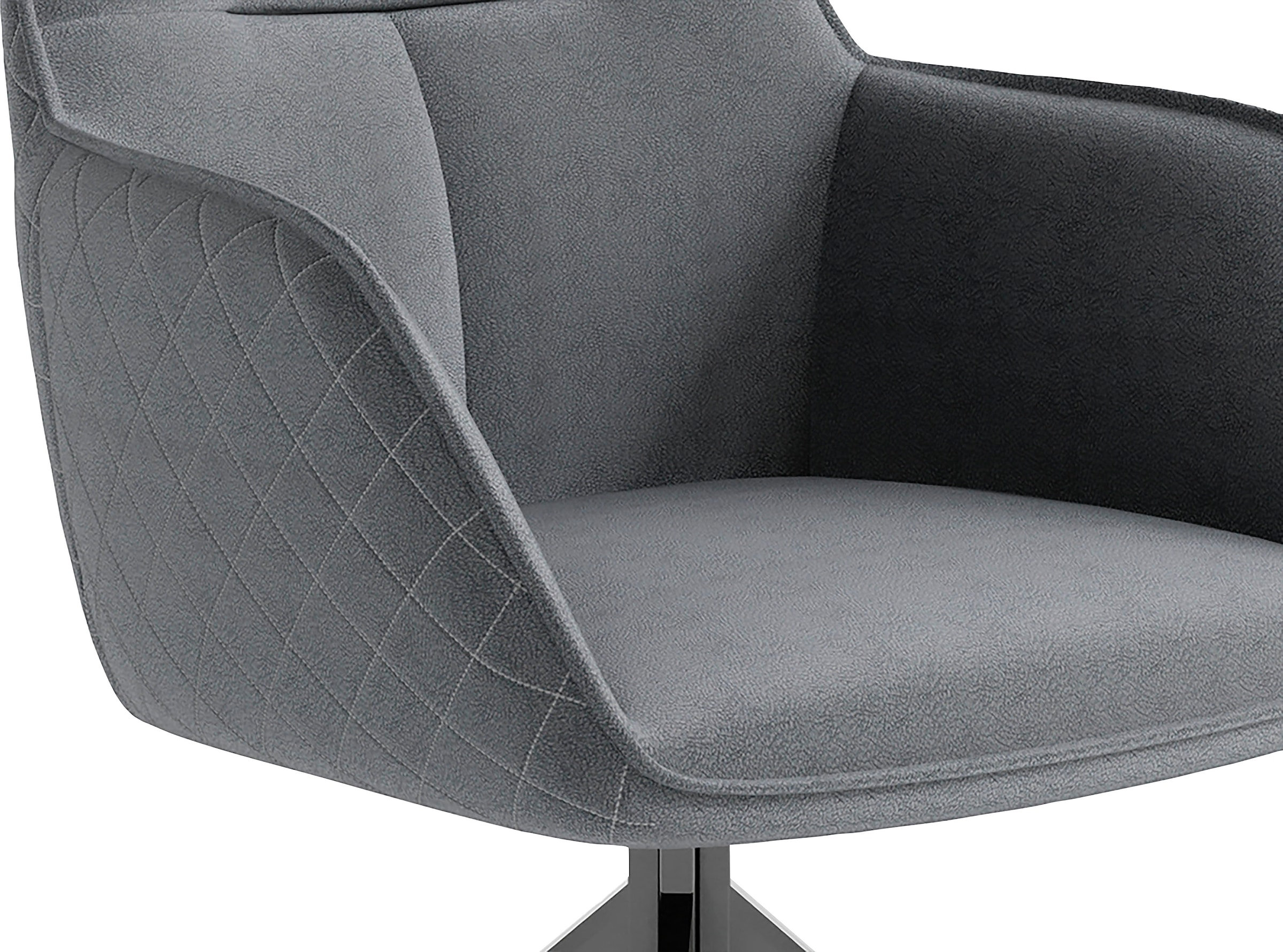 byLIVING Esszimmerstuhl »Memphis«, (Set), 2 St., Luxus-Kunstleder, 2er-Set, gepolstert mit hochwertigem Kunstleder, drehbar