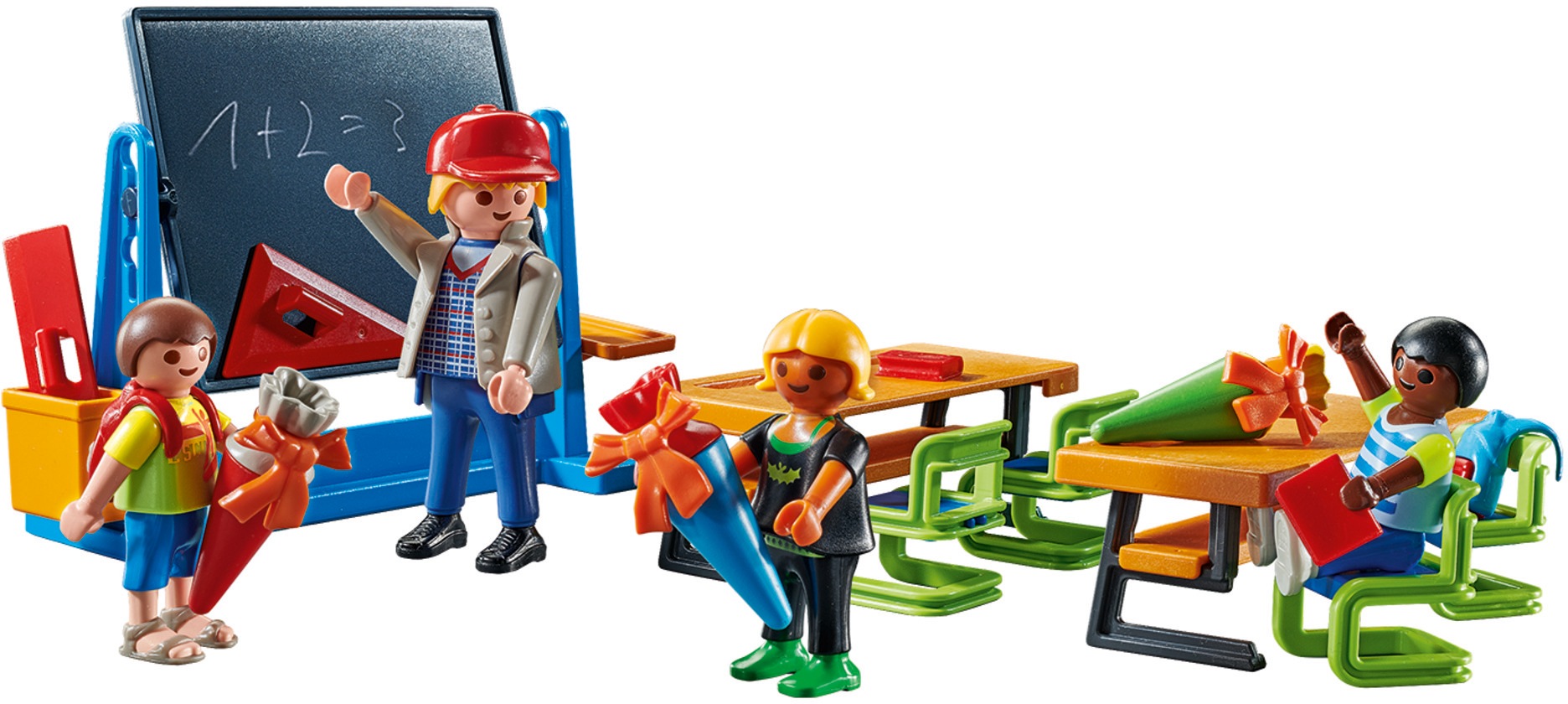 Playmobil® Konstruktions-Spielset »Erster Schultag (71036), City Life«, (46 St.), Made in Germany