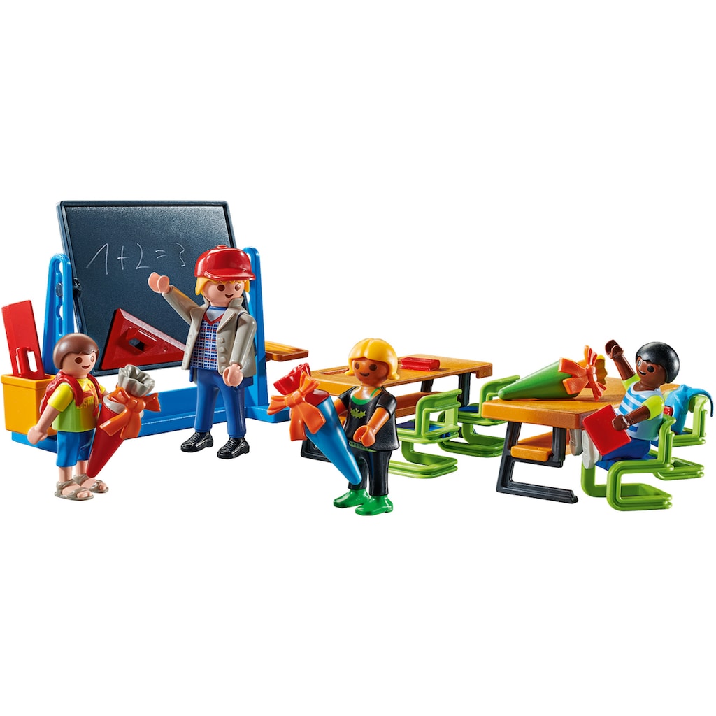 Playmobil® Konstruktions-Spielset »Erster Schultag (71036), City Life«, (46 St.)