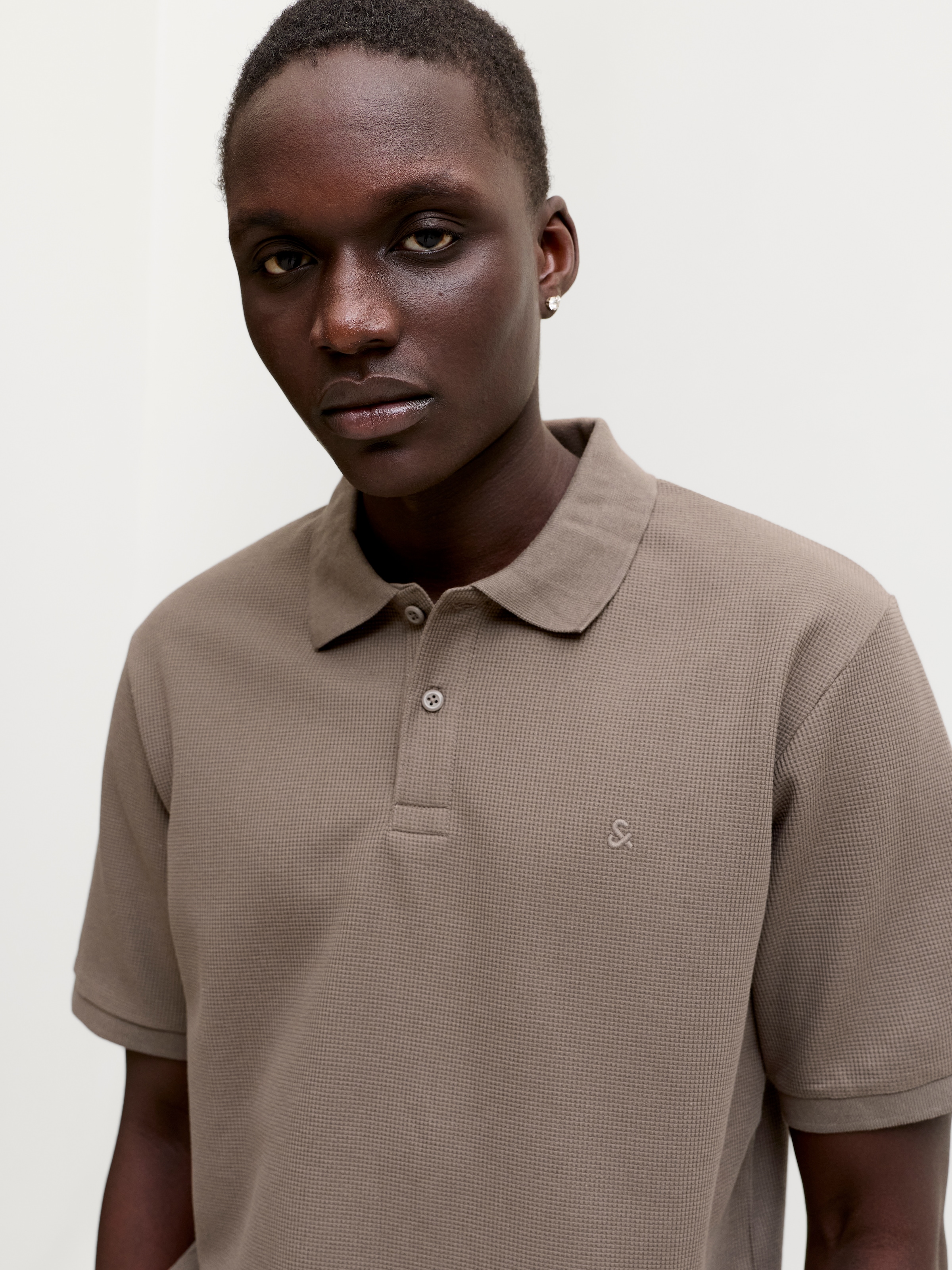 Jack & Jones Poloshirt »JJEAUSTIN POLO SS NOOS« Materialmix, regular fit