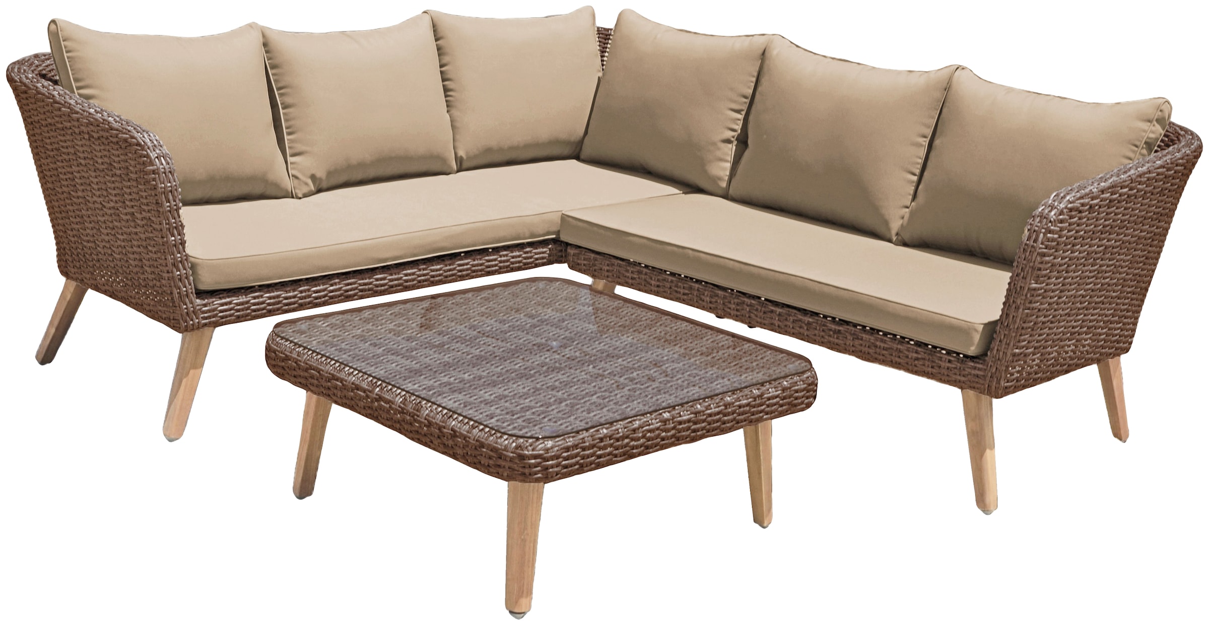 Garden Pleasure Garten-Essgruppe »PAMPLONA«, (1 tlg.), mit bequemer Polsterung