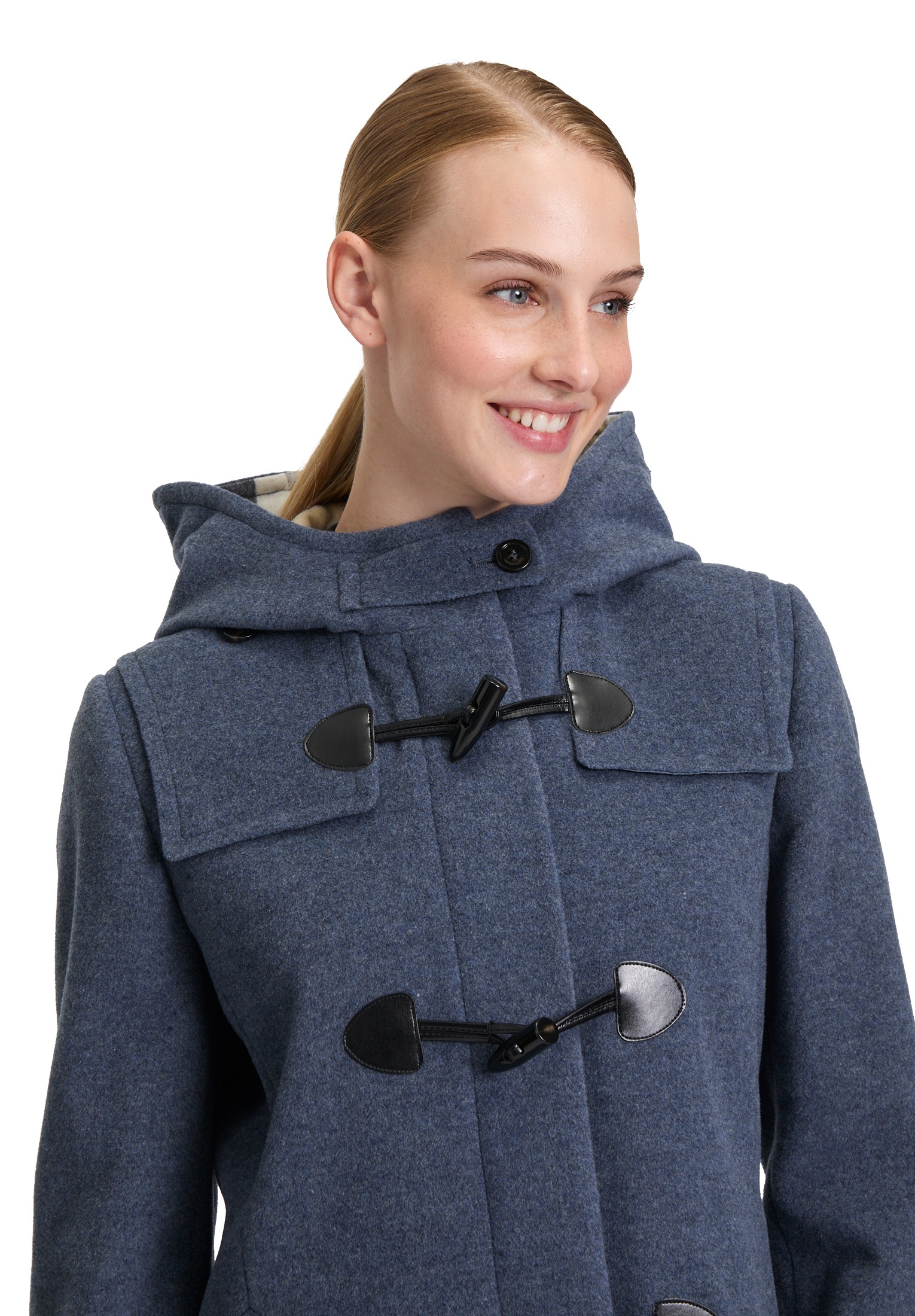 Gil Bret Wolljacke »Dufflecoat mit Kapuze«